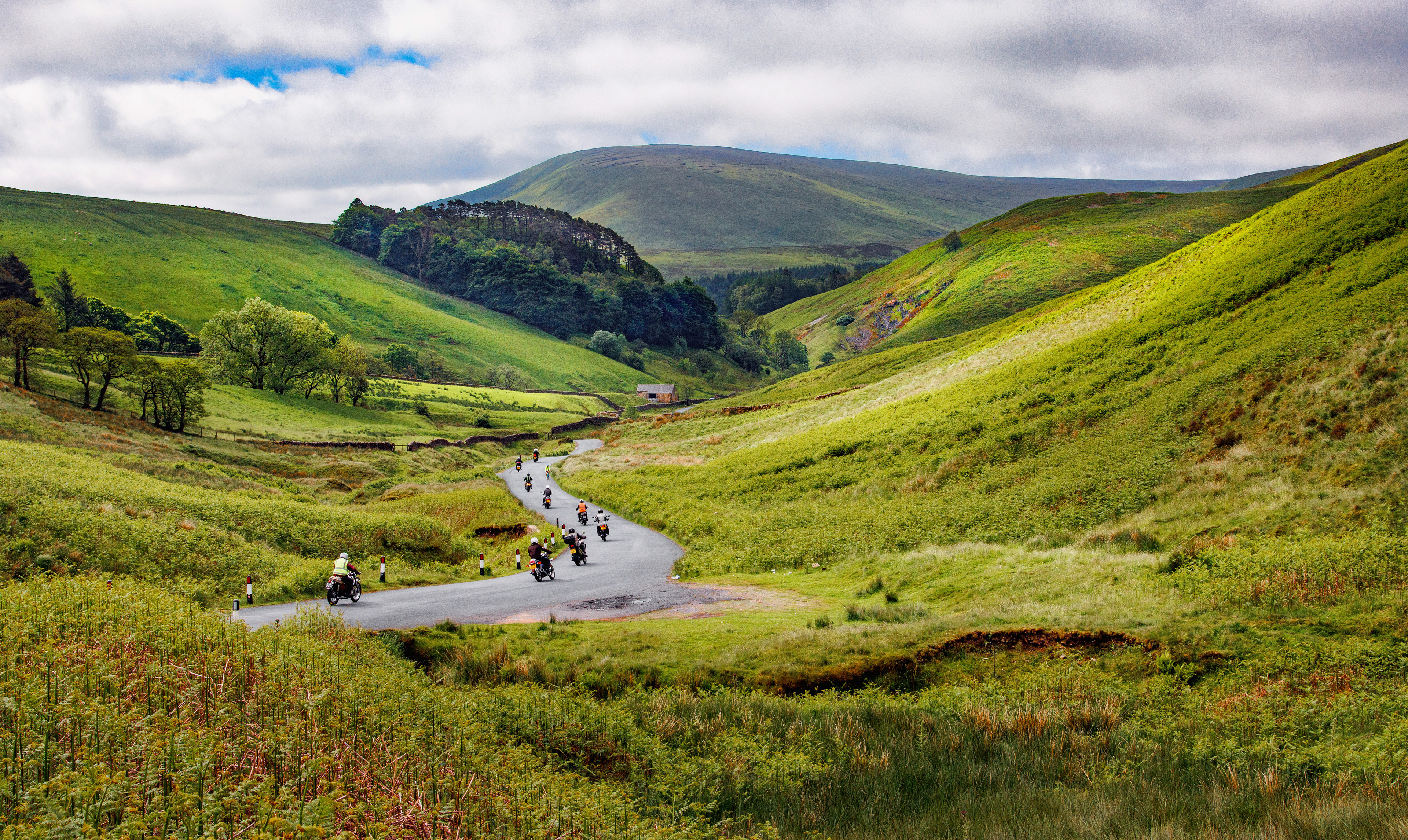 No57 Bikers in The Trough