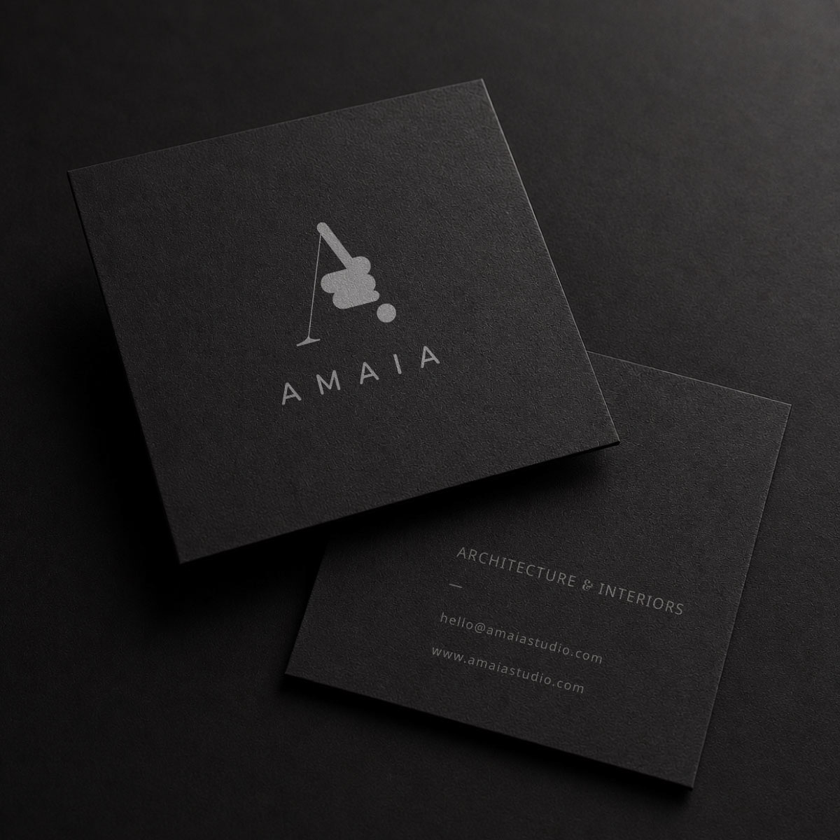 Monogram Logo Business Card Application