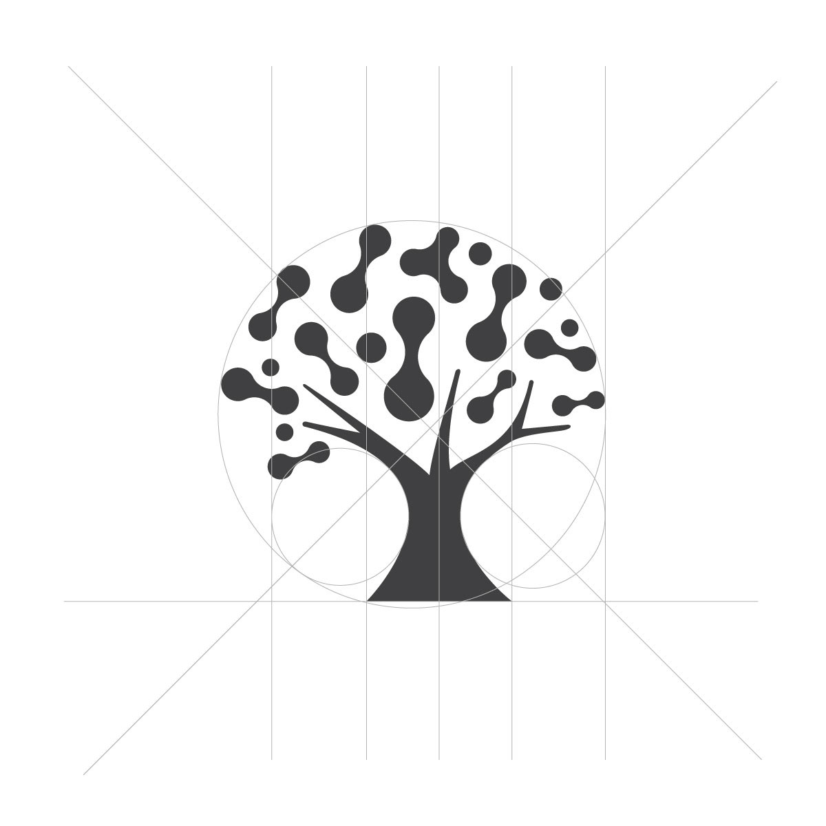 Logo geometric construction