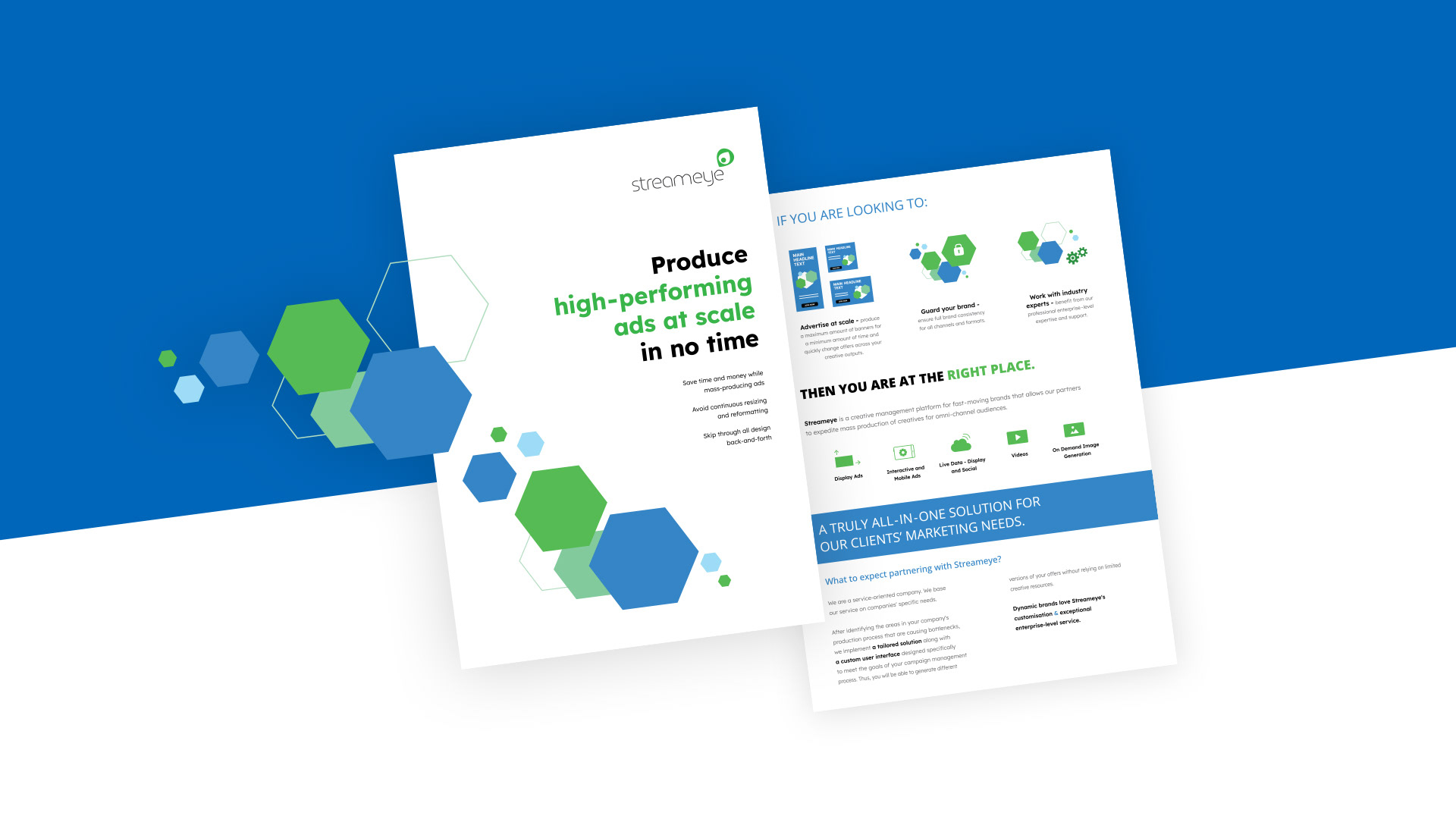 Brochure  for Streameye, print design