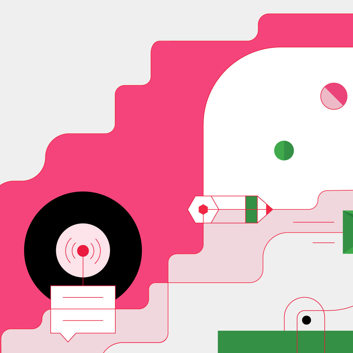 Contemporary graphic illustration