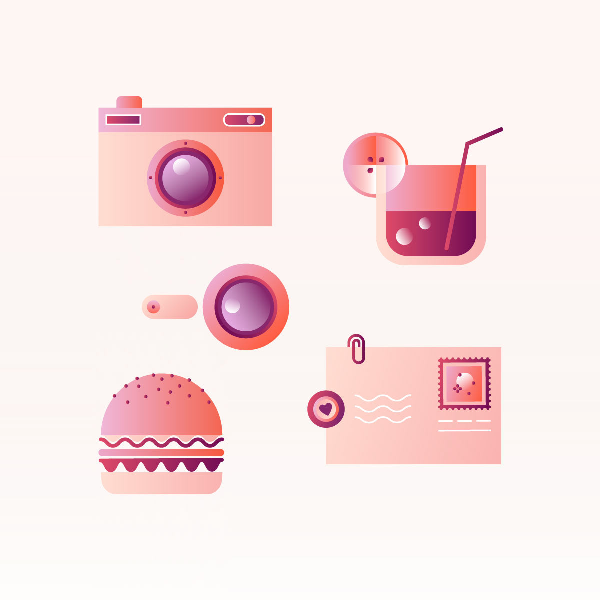 Product and Lifestyle Icon Set