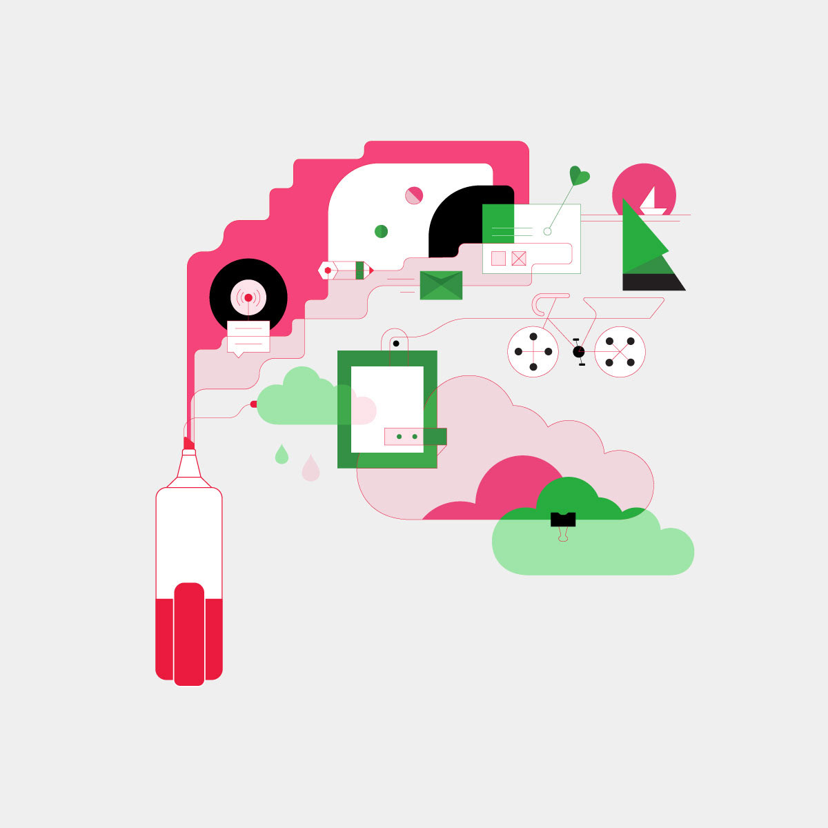 Original Illustration for Brand Identity