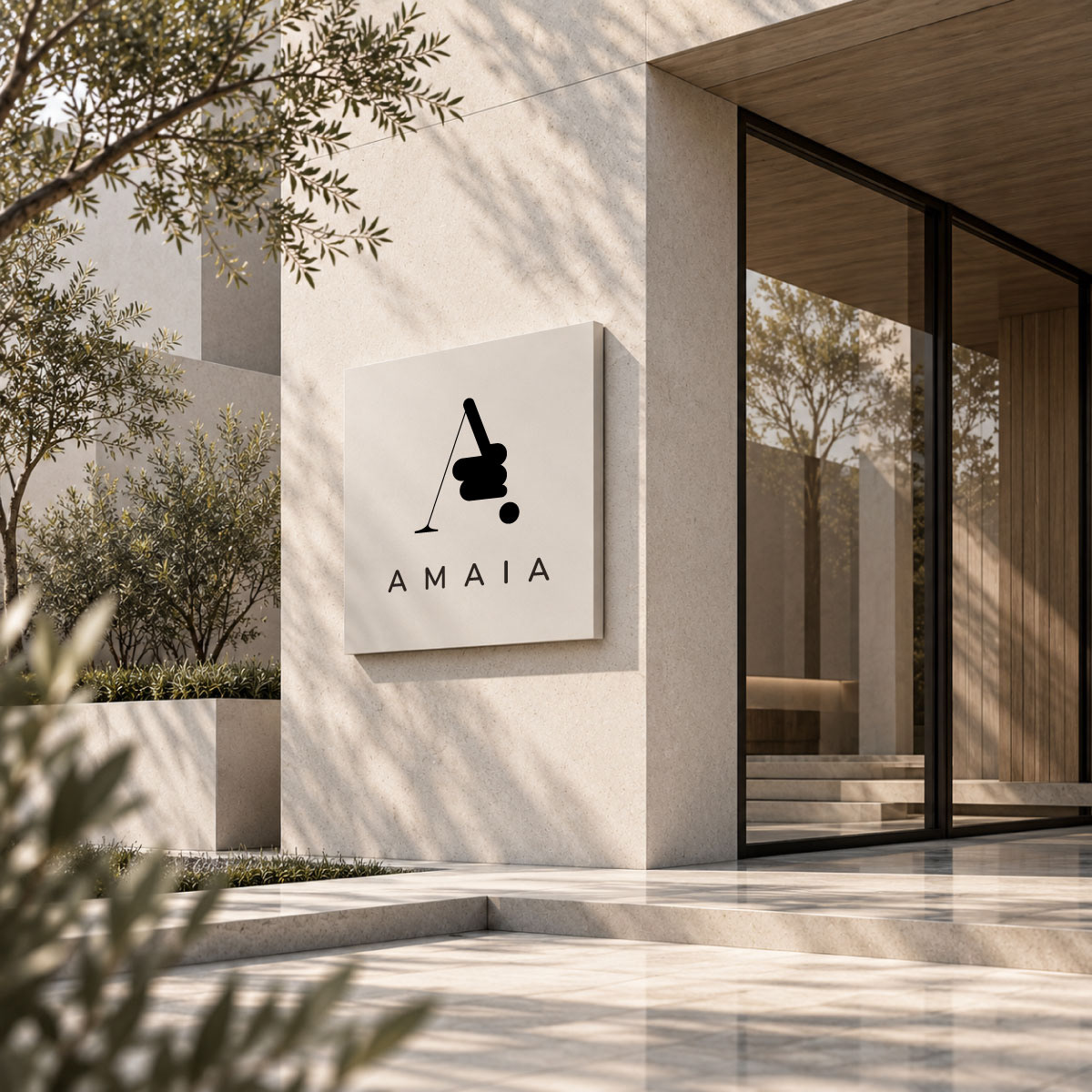Monogram Logo • Studio Signage