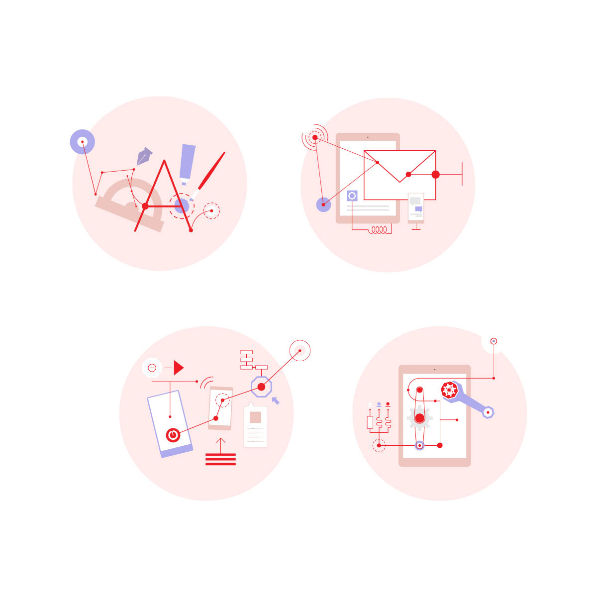 Custom Brand Icon Set