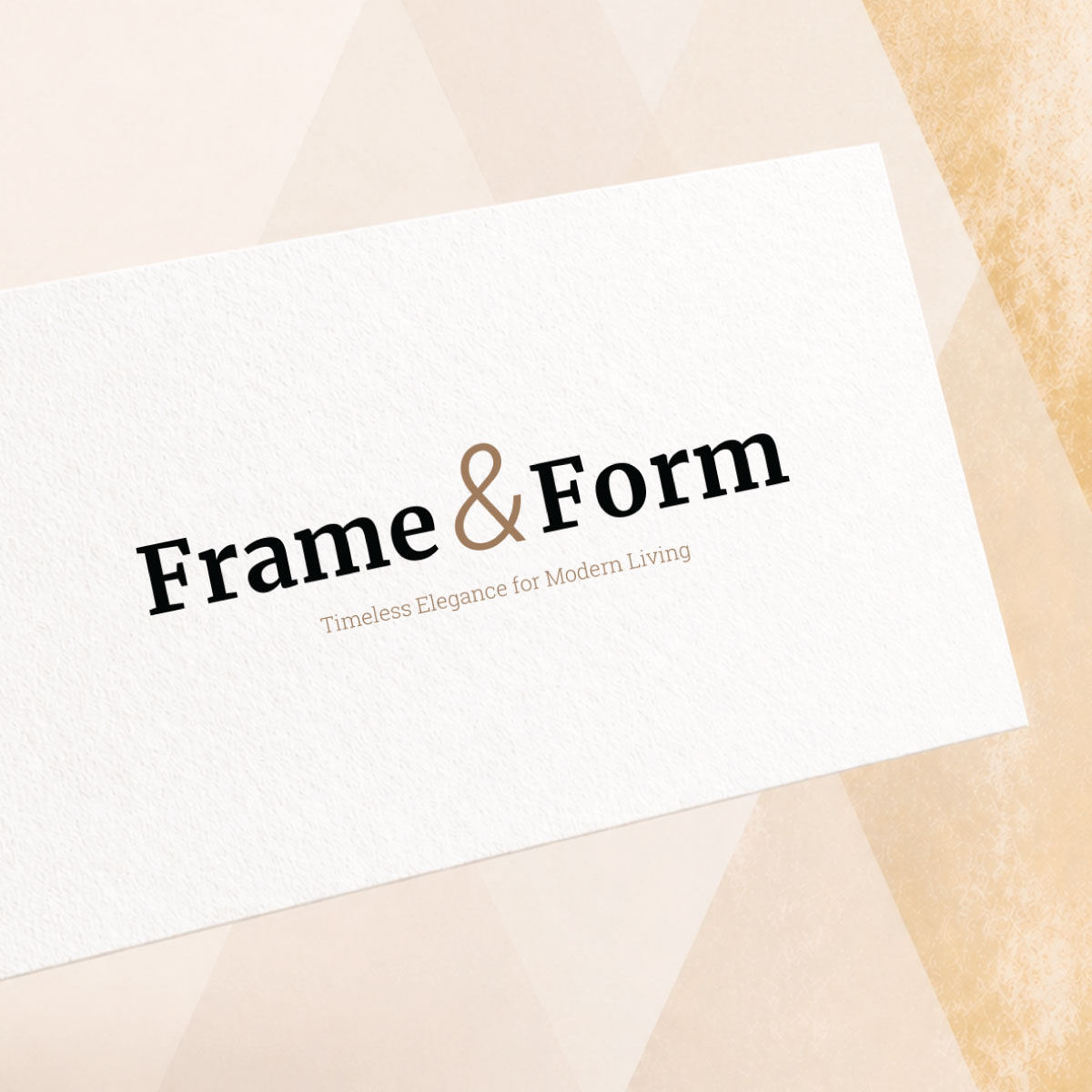 Business card mockup
