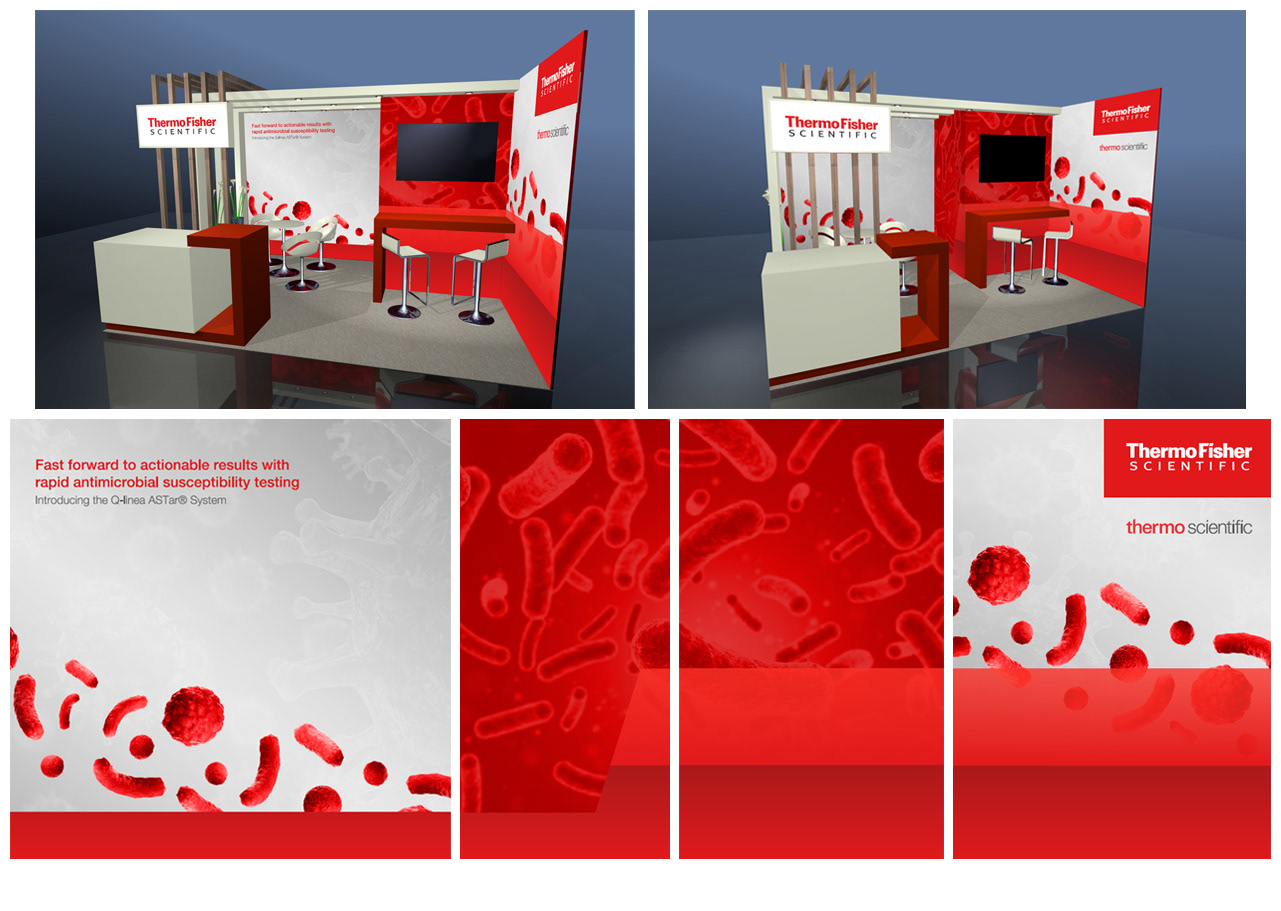 Event booth mockups and print files