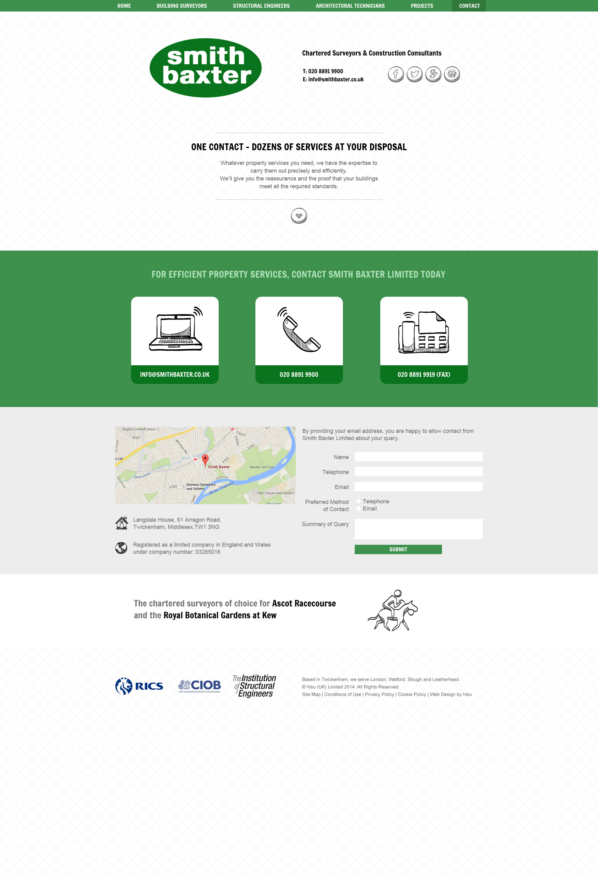 Smith Baxter Contact Page