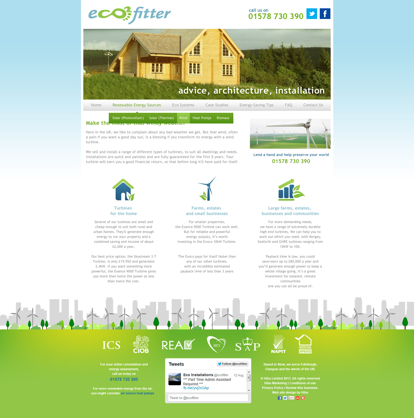 Eco Fitter internal page