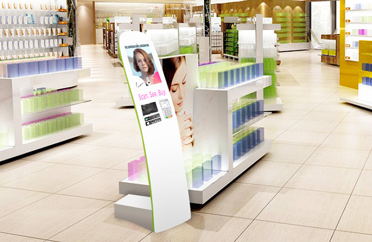 In-store stand mockup