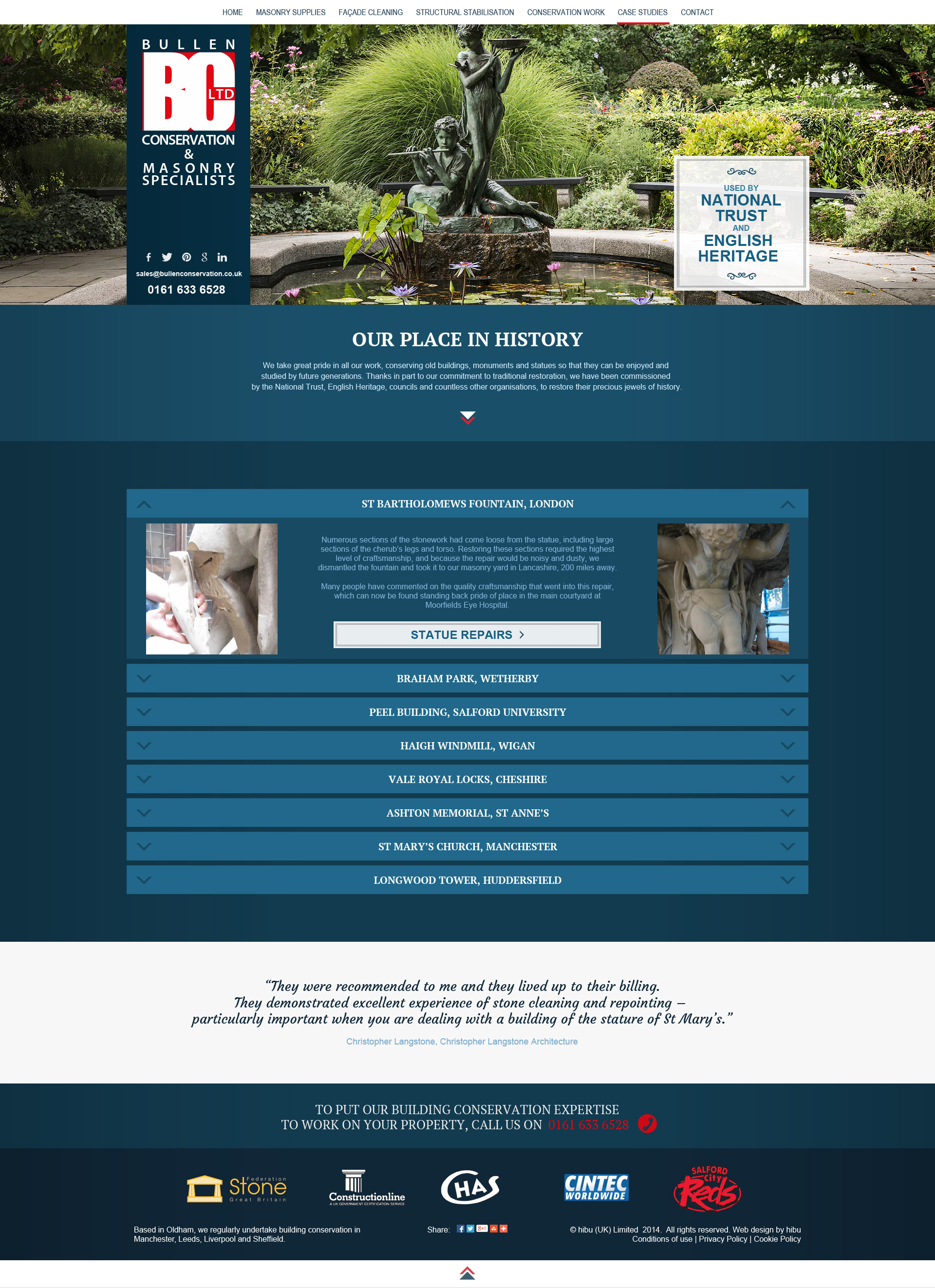 Bullen Conservation Case Study page