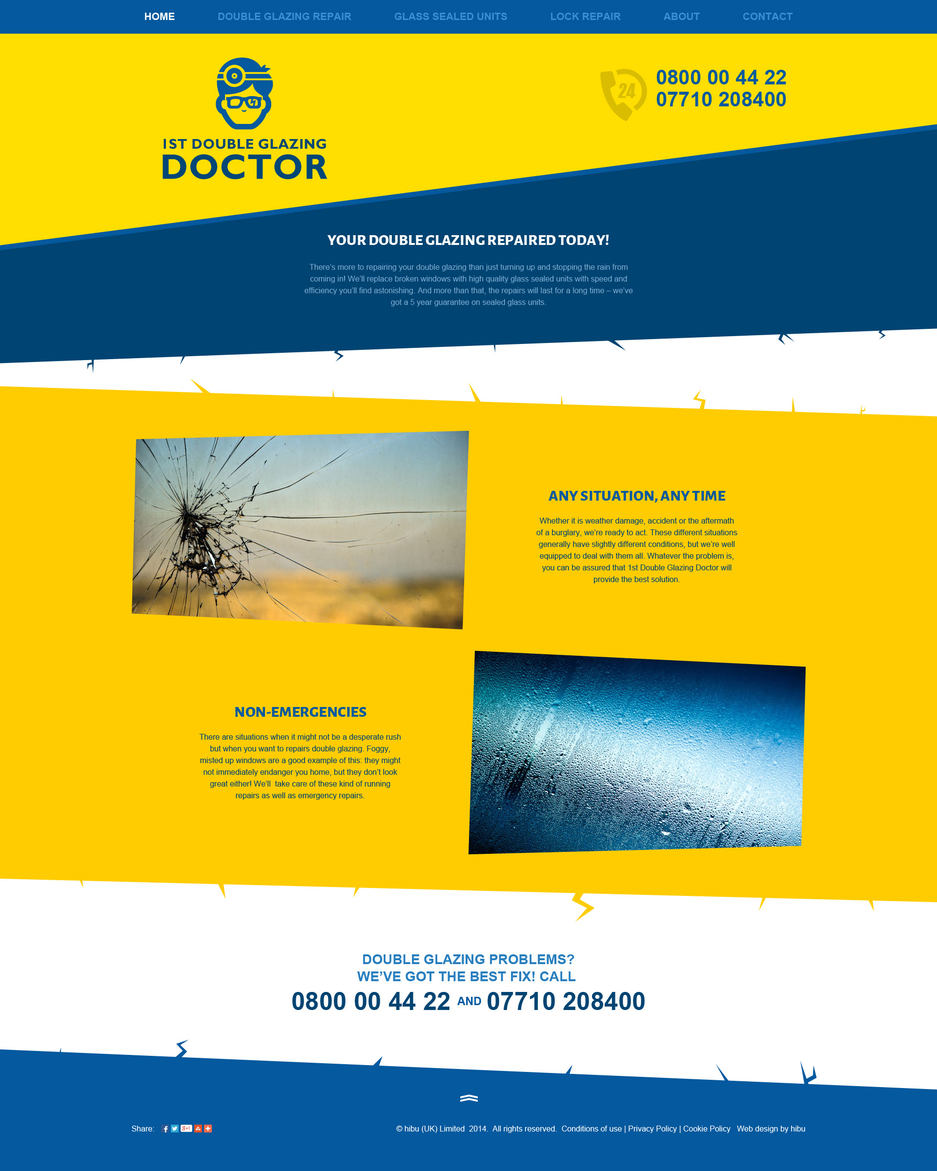 1st Double Glazing Doctor Internal page