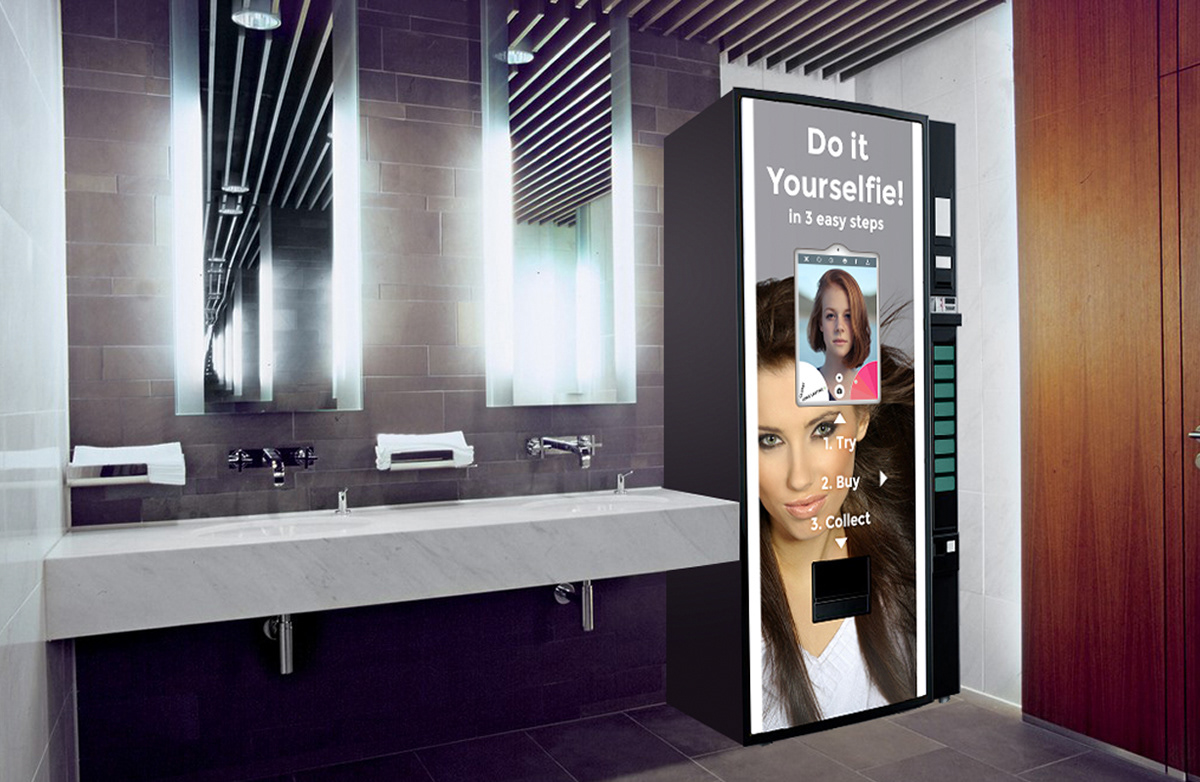 Vending machine mockup