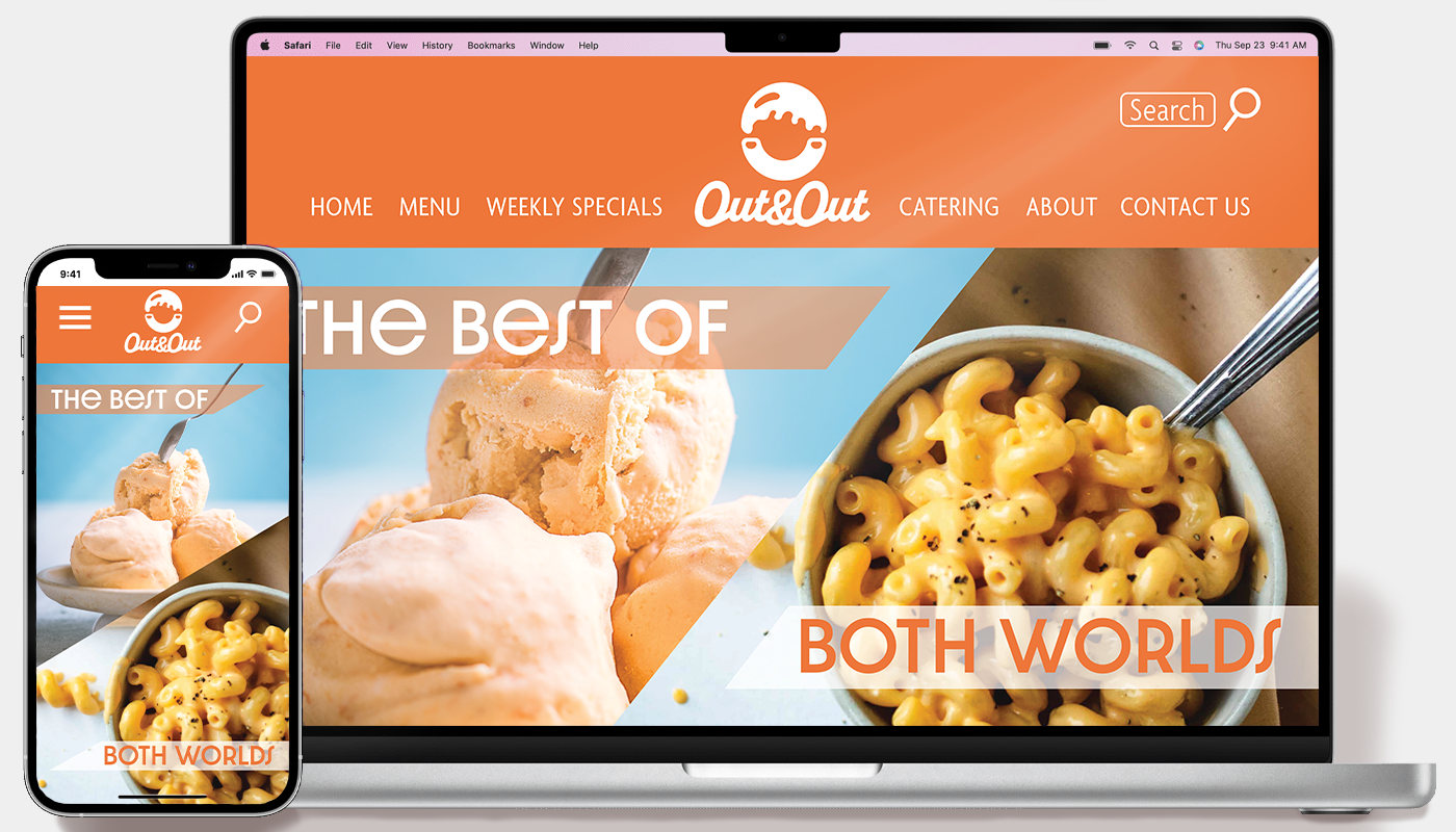 Website Mockups (Desktop & Mobile)