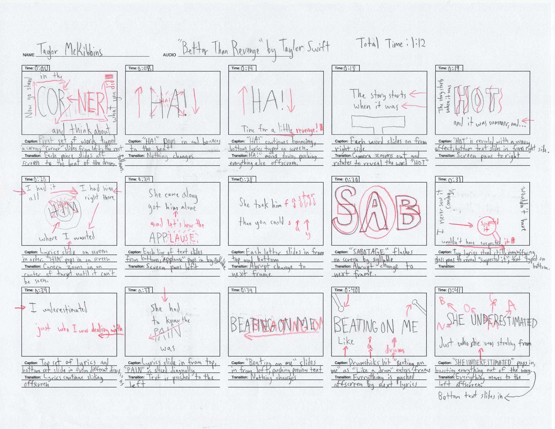 Sketches Page 1