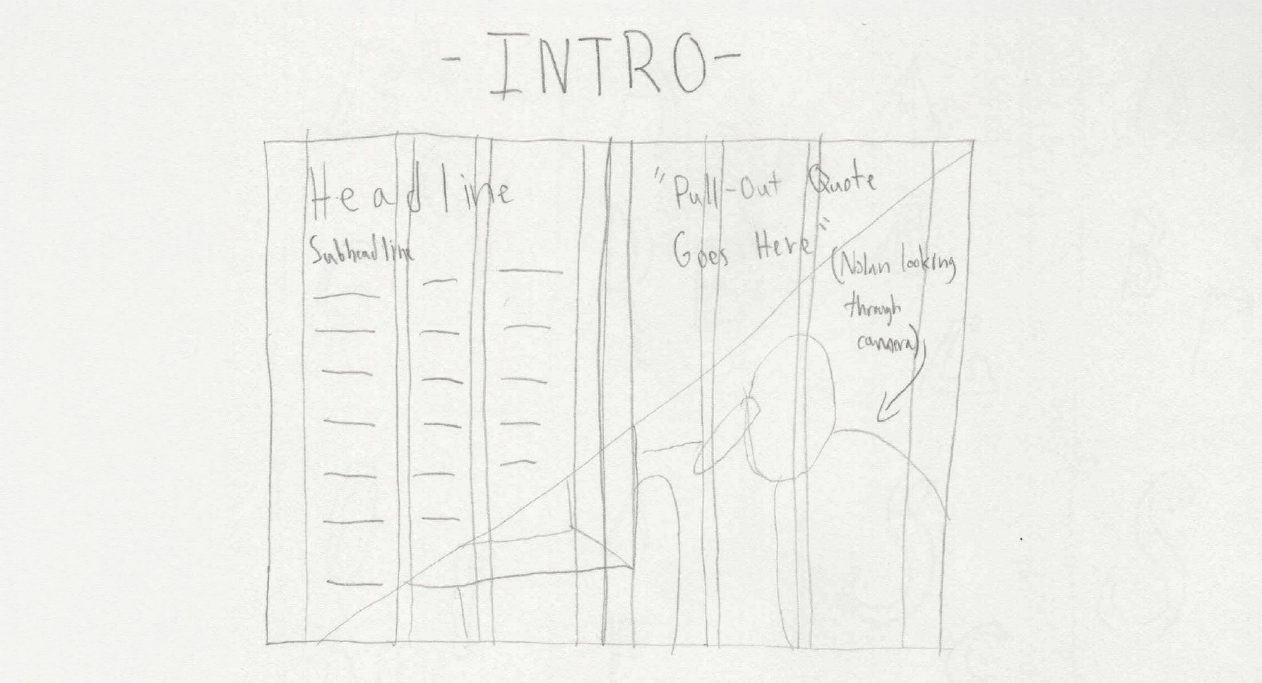 Original Sketch for Intro