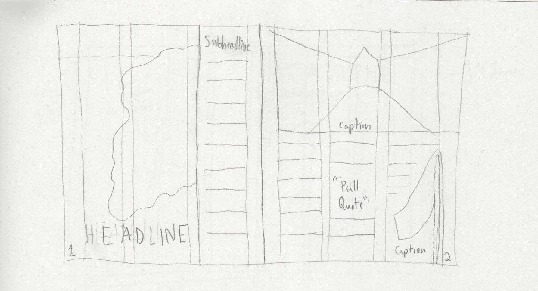 Editorial Layout Sketch 1