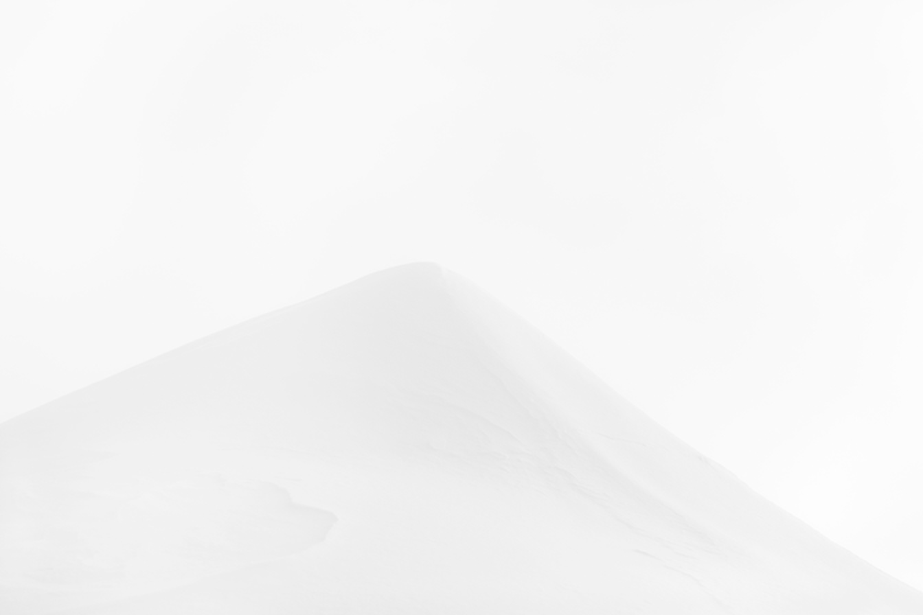 A snow pile in Switzerland.