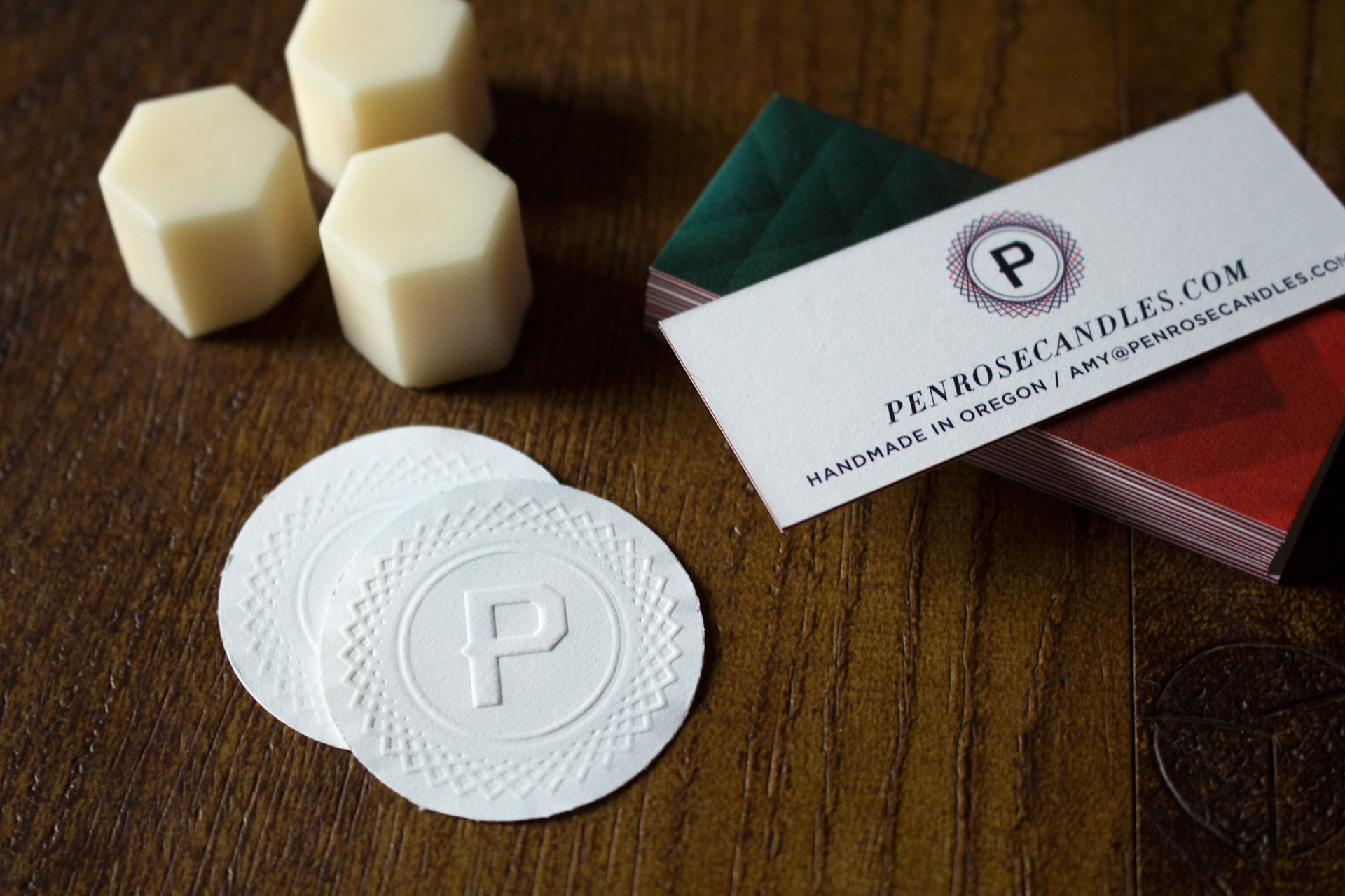 Amy Voldengen Penrose Candles Packaging