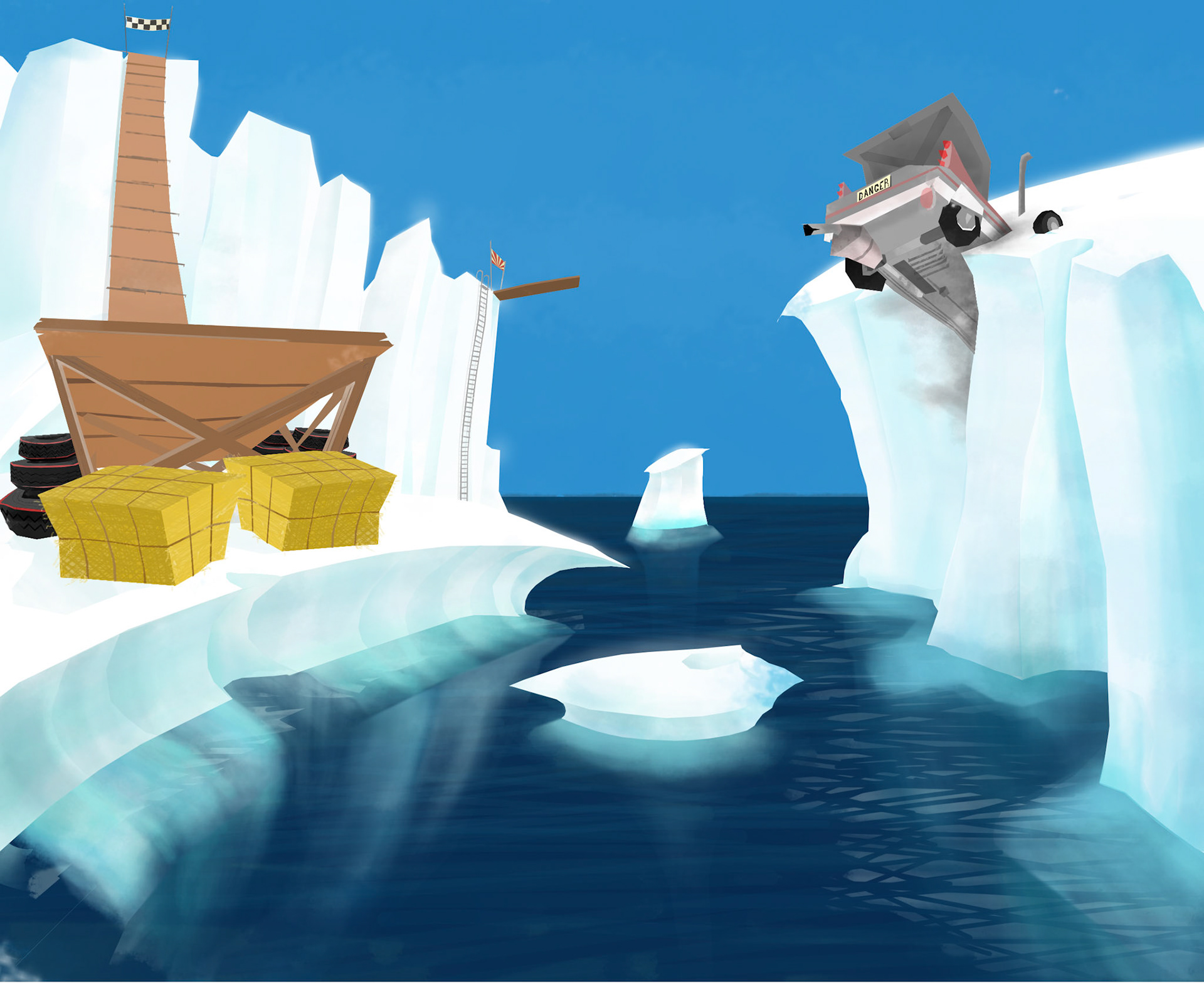 main game - background design 