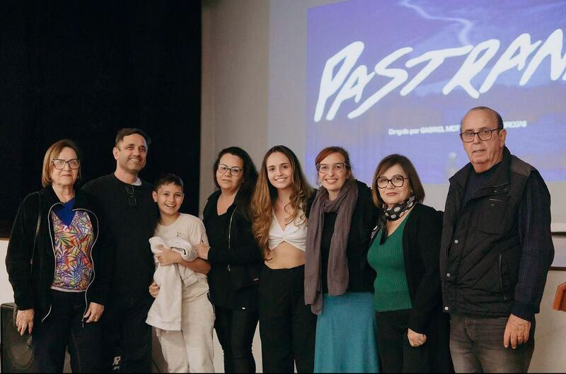 Minha familia indo me prestigiar na estreia!