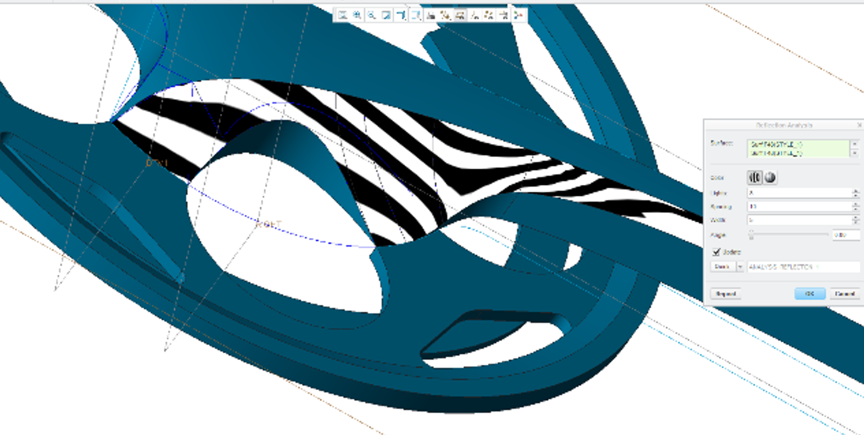 Overbuilt surfaces with preconstrained C2 curvature construction relaxes surface tension.