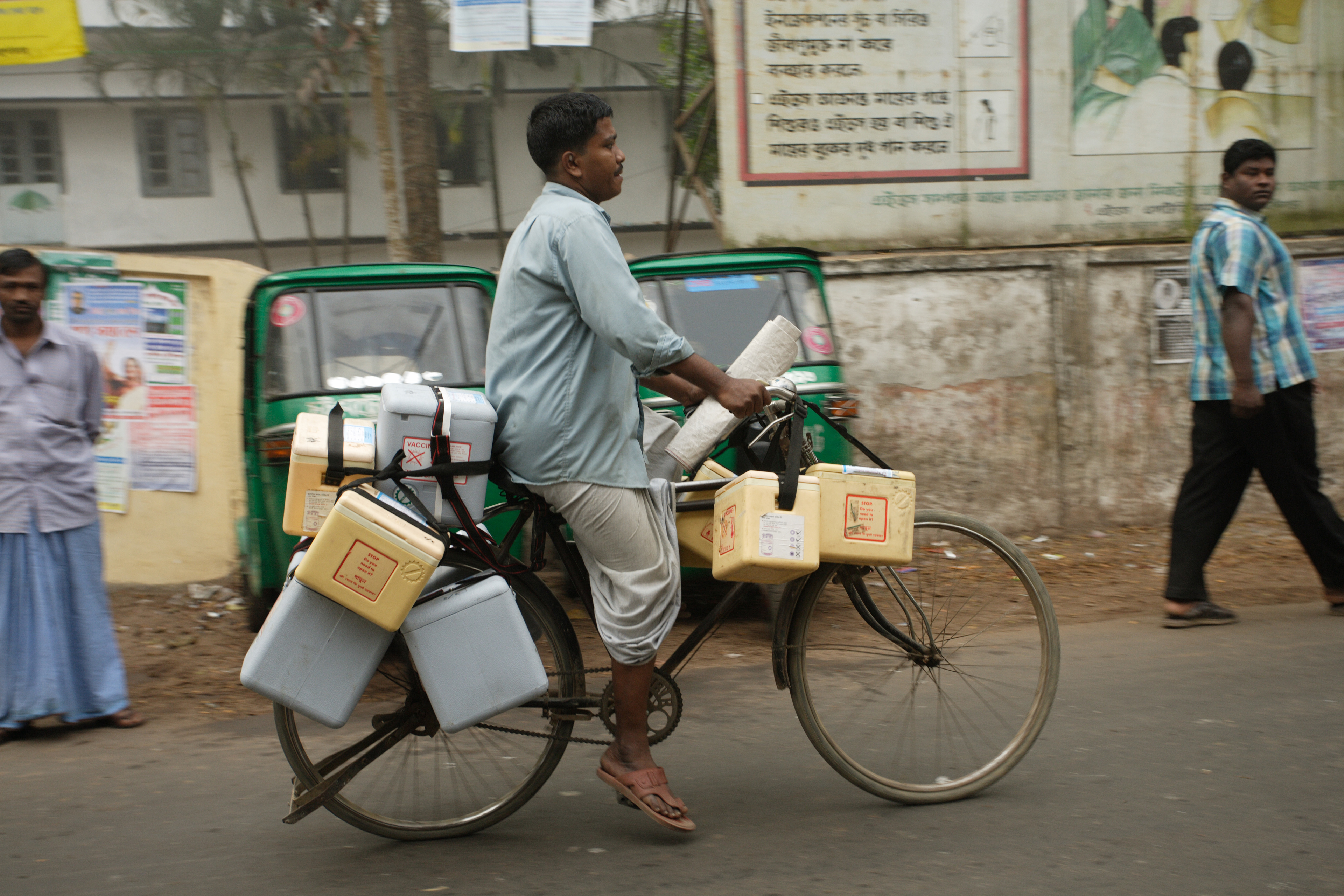 Delivery by bike