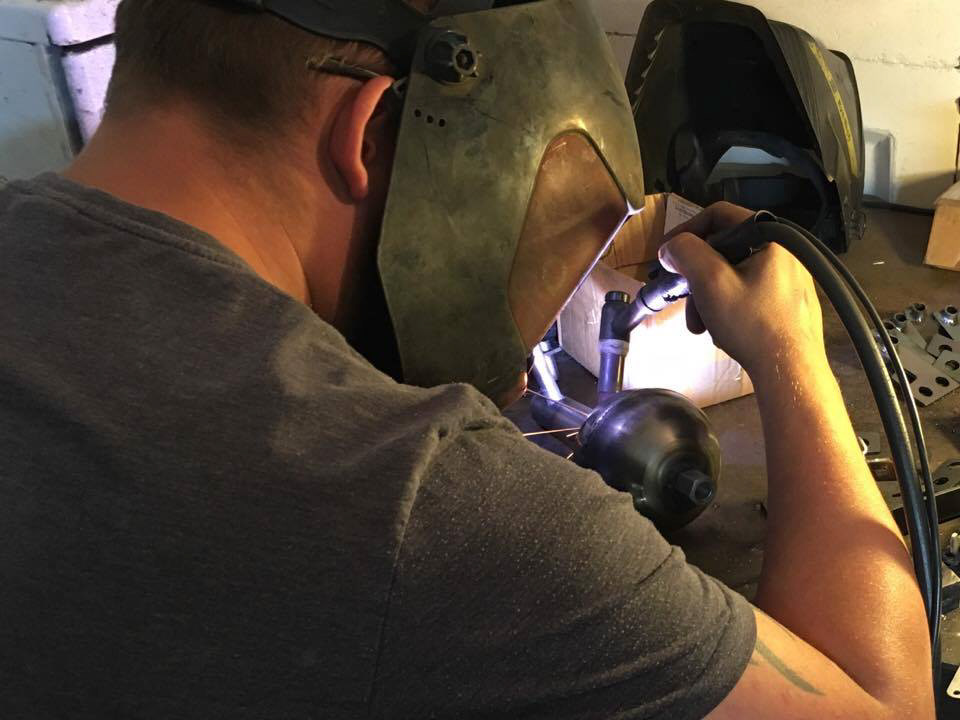 Silver solder welding