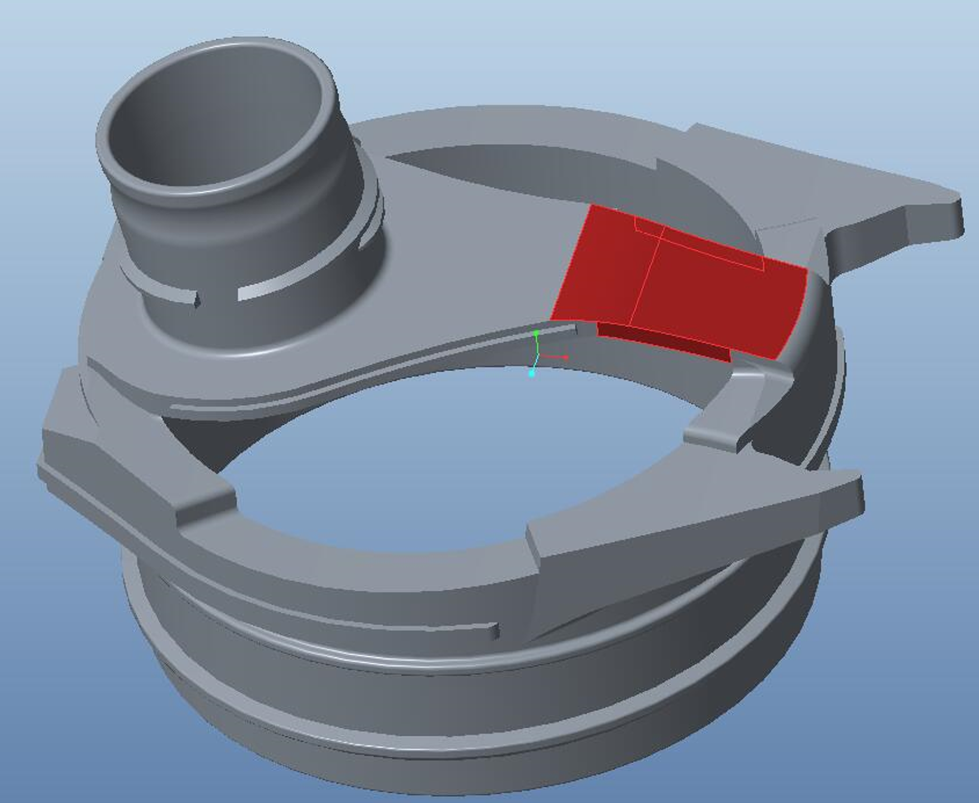 Cap undermold DFM