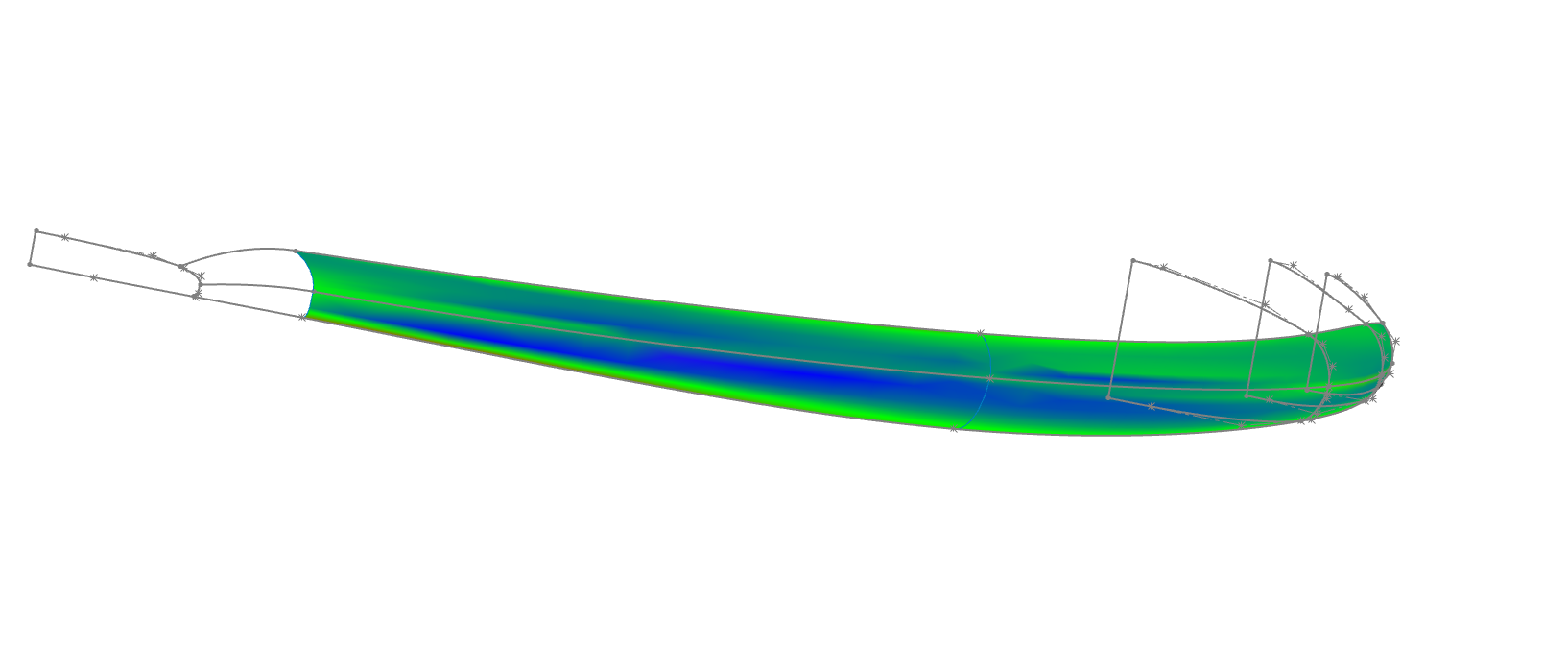 Rail curvature analysis