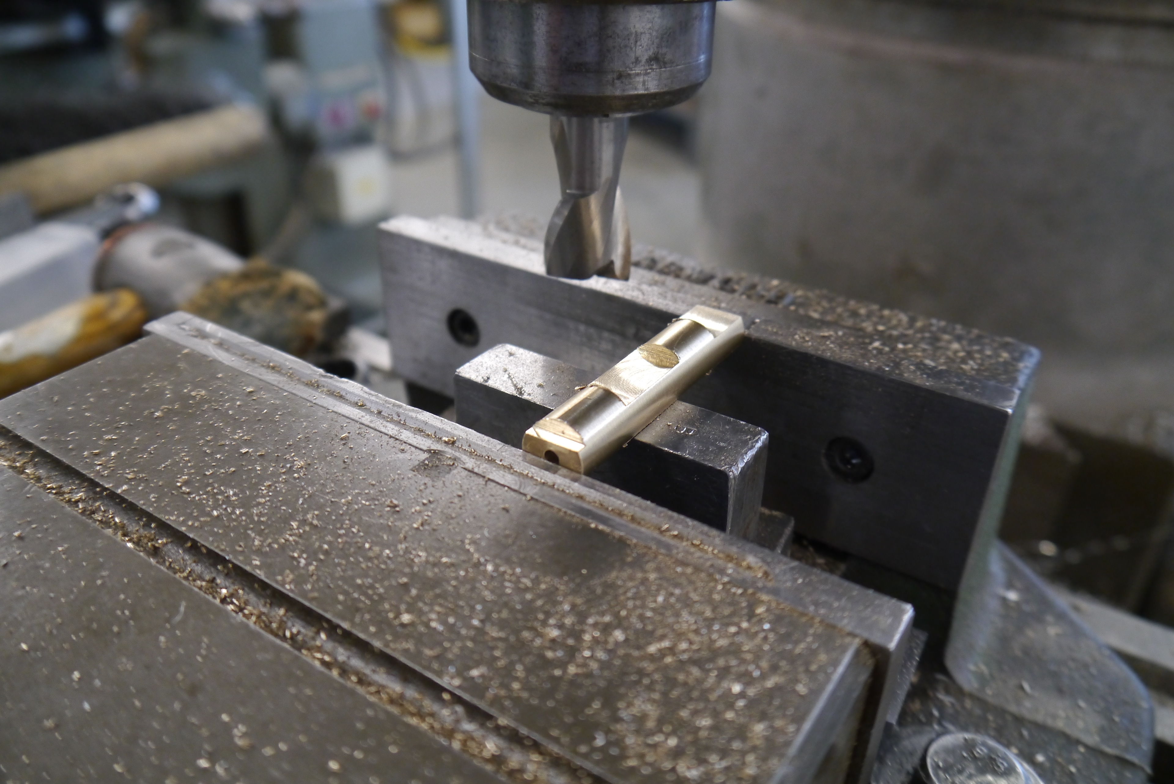 Hand fabrication of brass pivots