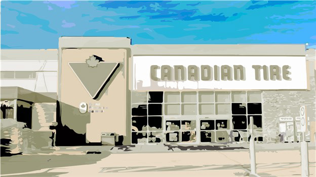 Image 3 - Canadian Tire in the palette of Kamloops Grasslands