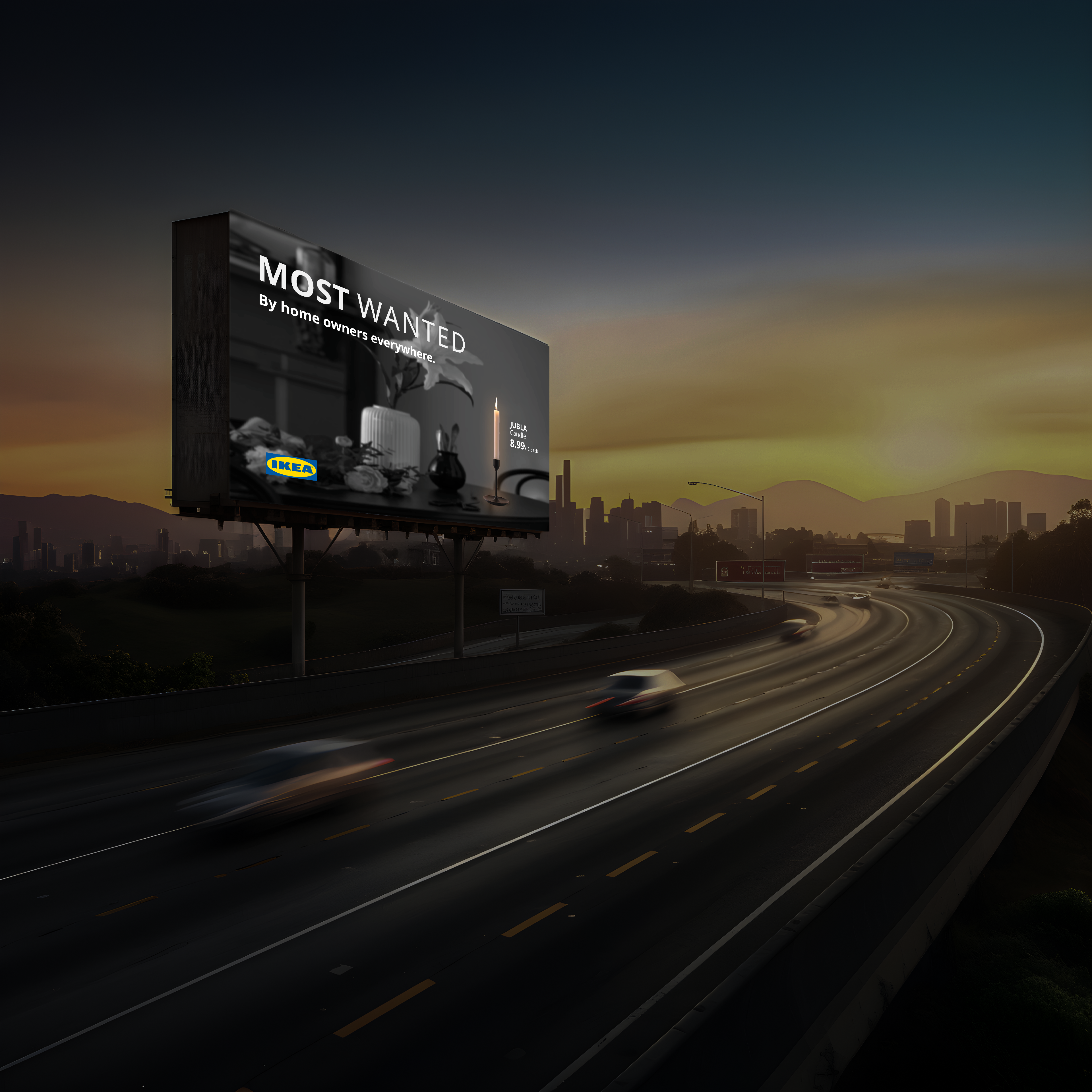 Highway Billboard (Night)