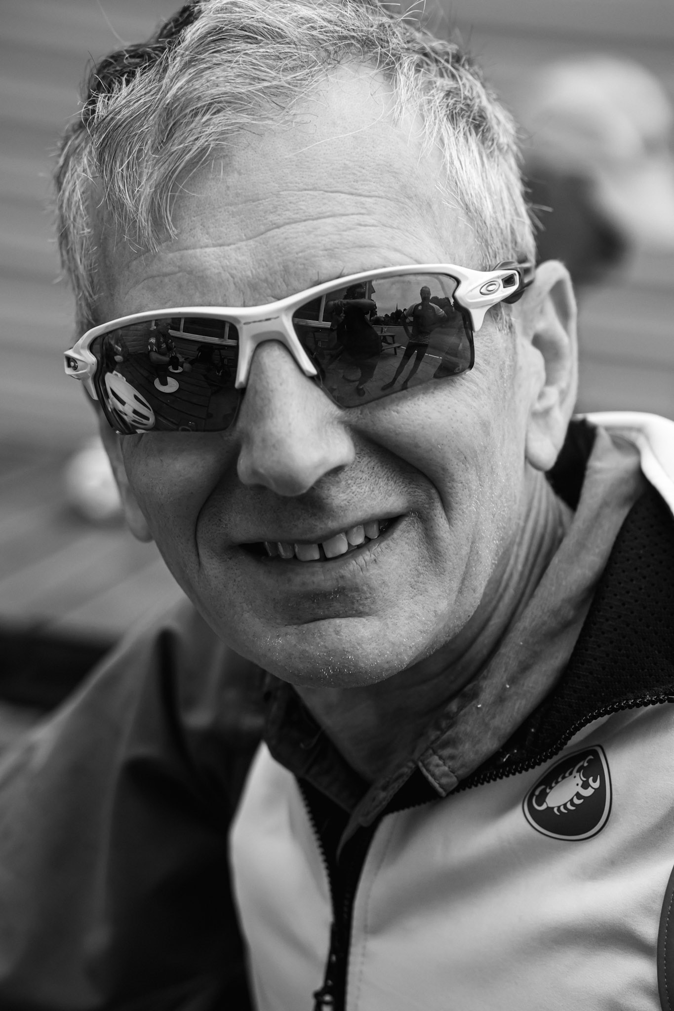 I met Mick at the Wyndham Park Cafe - He had been out cycling with a group who had stopped off for Tea