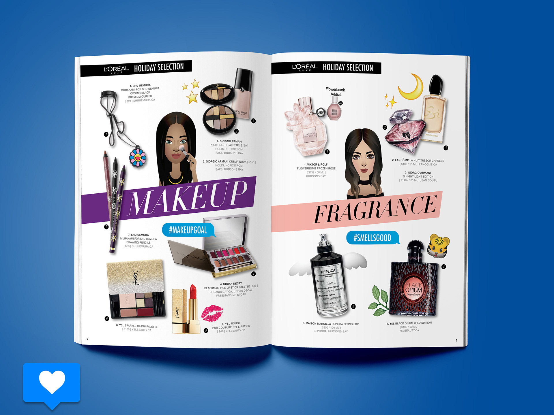 L'Oréal Canada Holiday Press Kit 2016