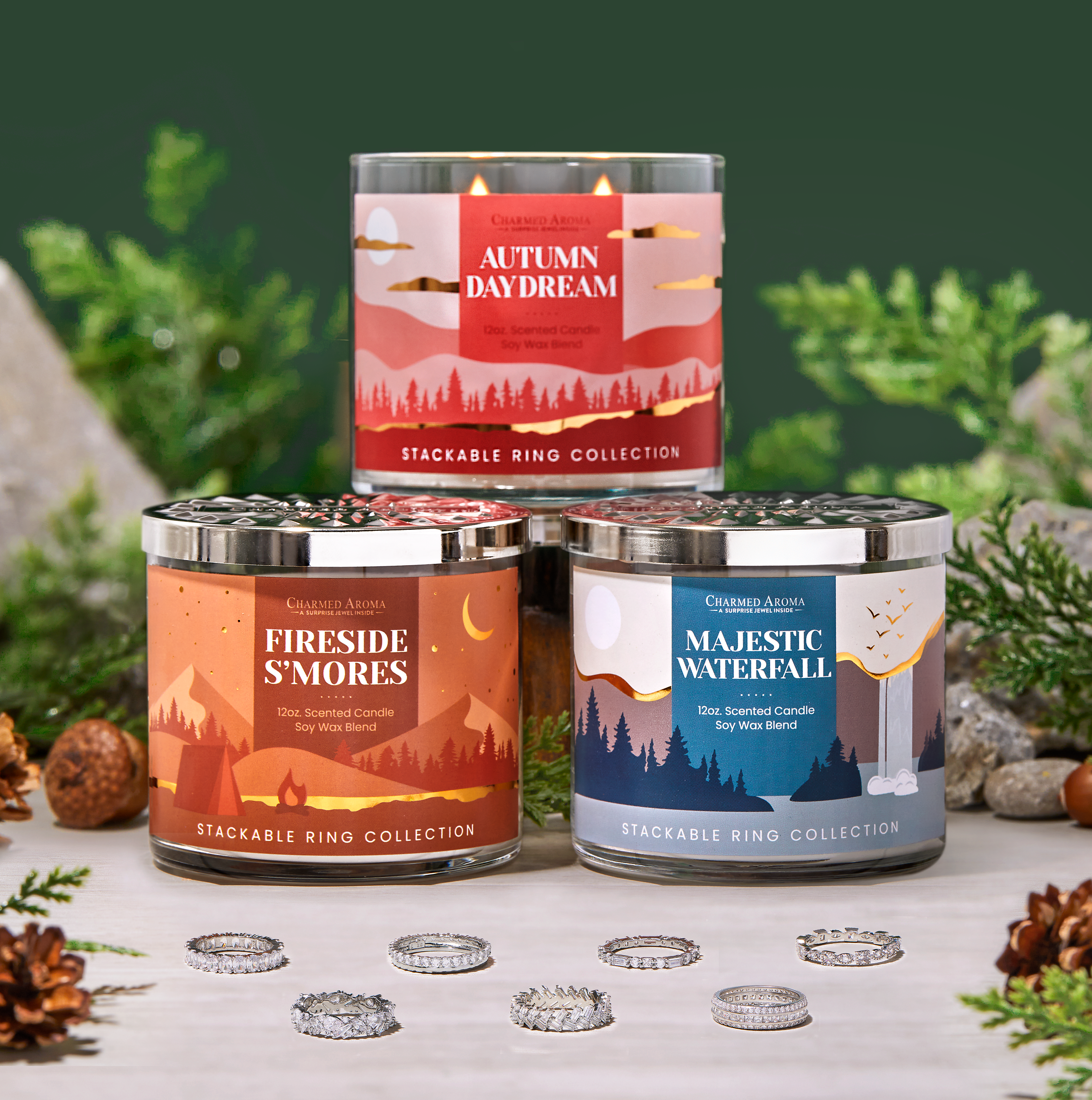 Charmed Aroma Fall Candles Vinny Beau
