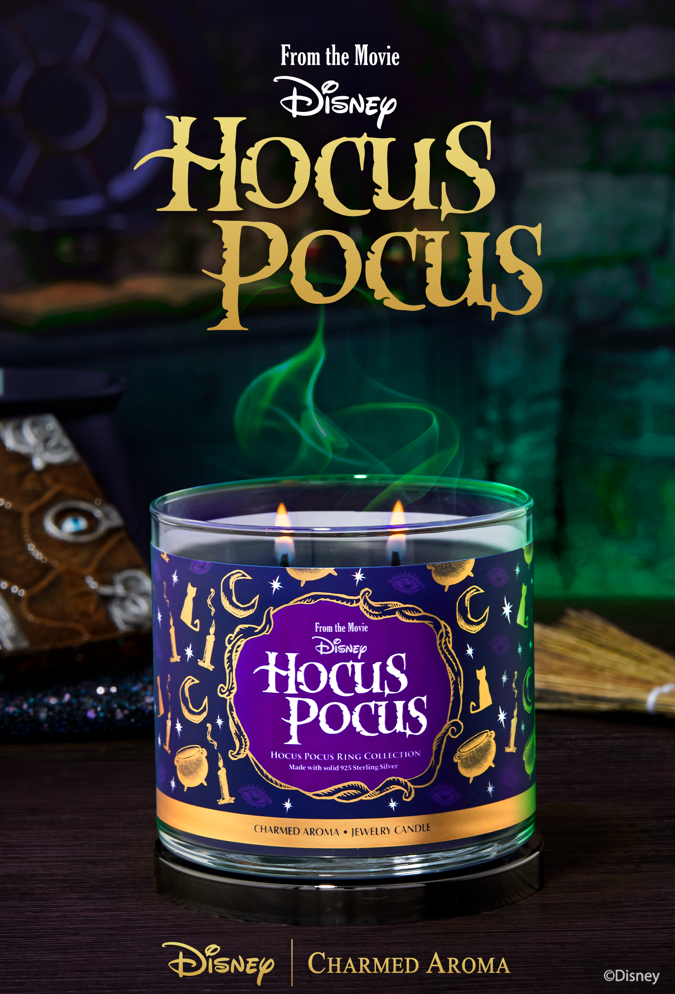 Disney Charmed Aroma Hocus Pocus Candle designed by Vincent Beauchemin aka vinnybeau