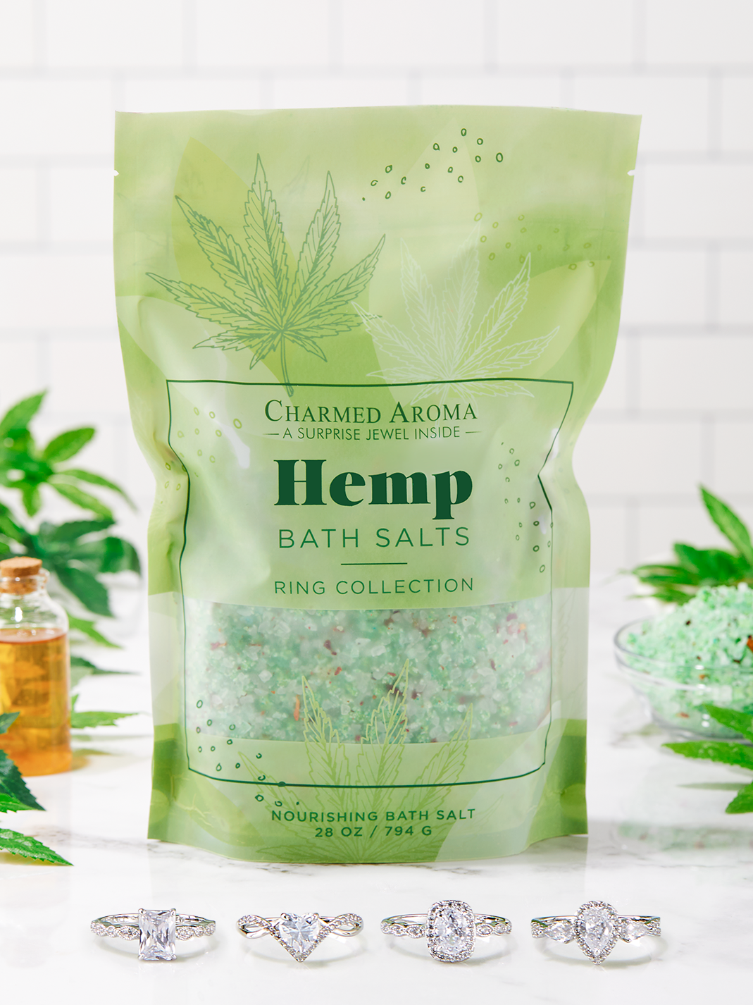 Charmed Aroma Bath Salts Hemp