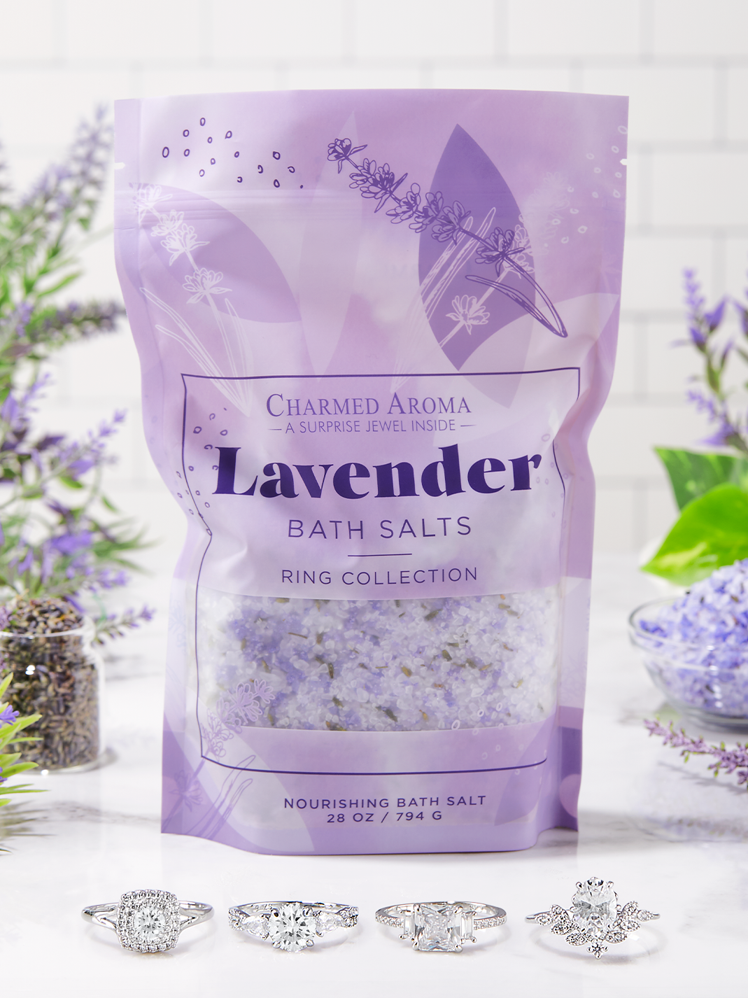 Charmed Aroma Bath Salts Lavender 