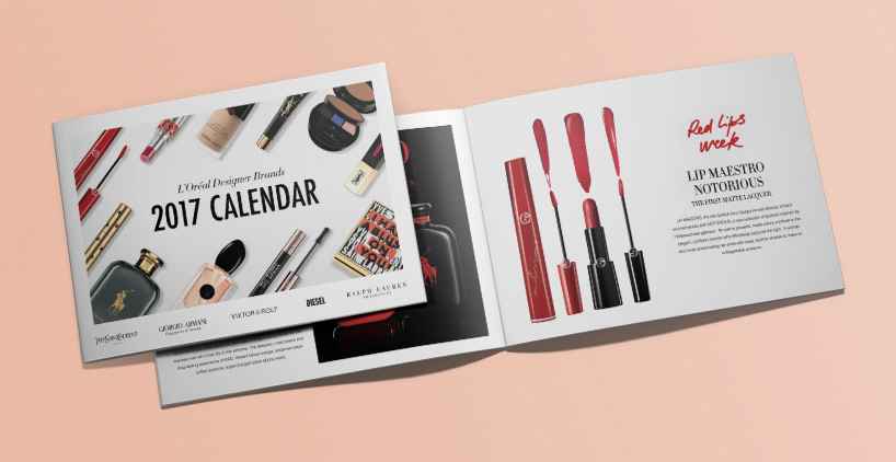 L'Oréal Canada Beauty Calendar 2017 Press Kit 