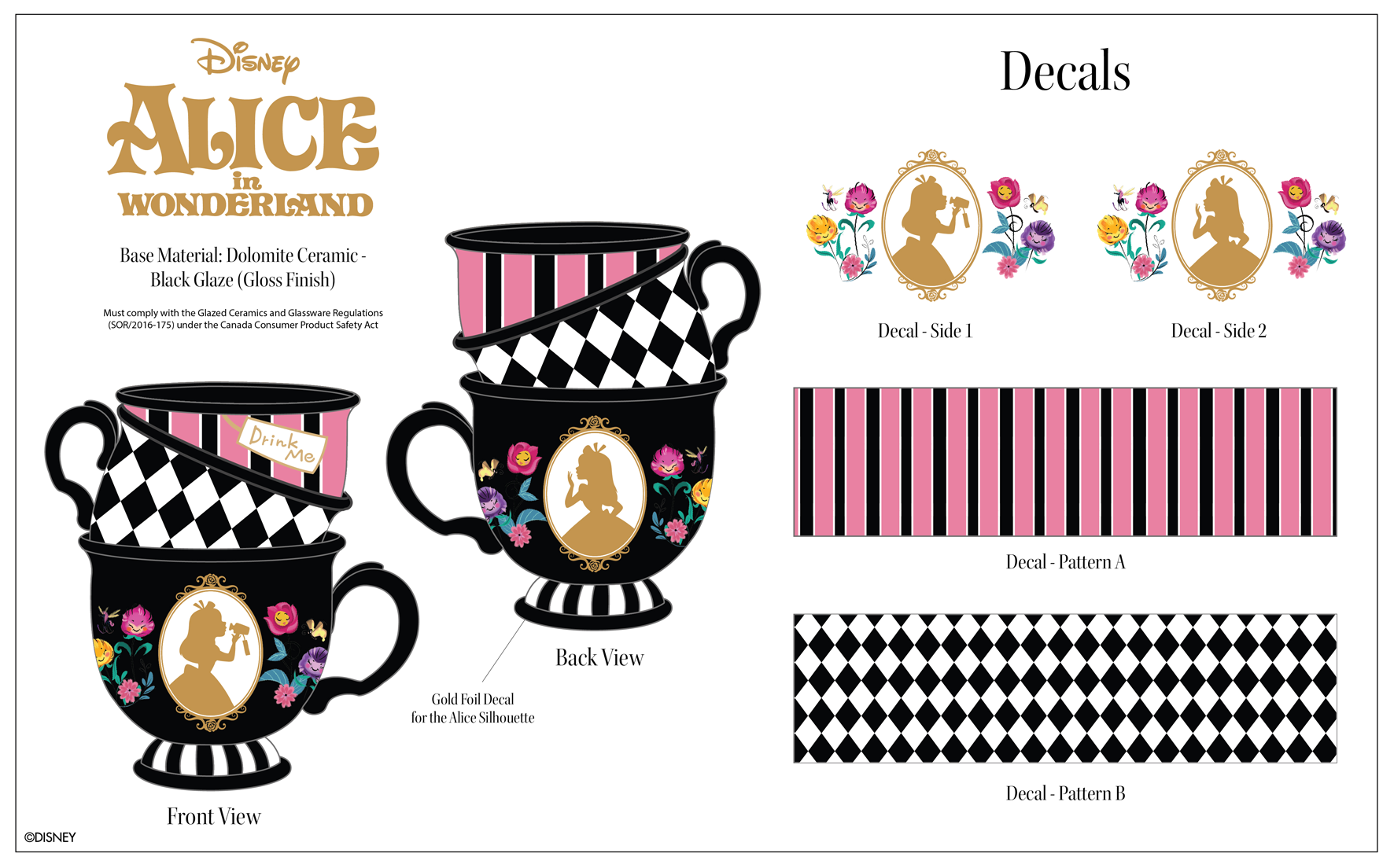 Charmed Aroma Alice In Wonderland Candle, designed by Vincent "Vinny" Beauchemin