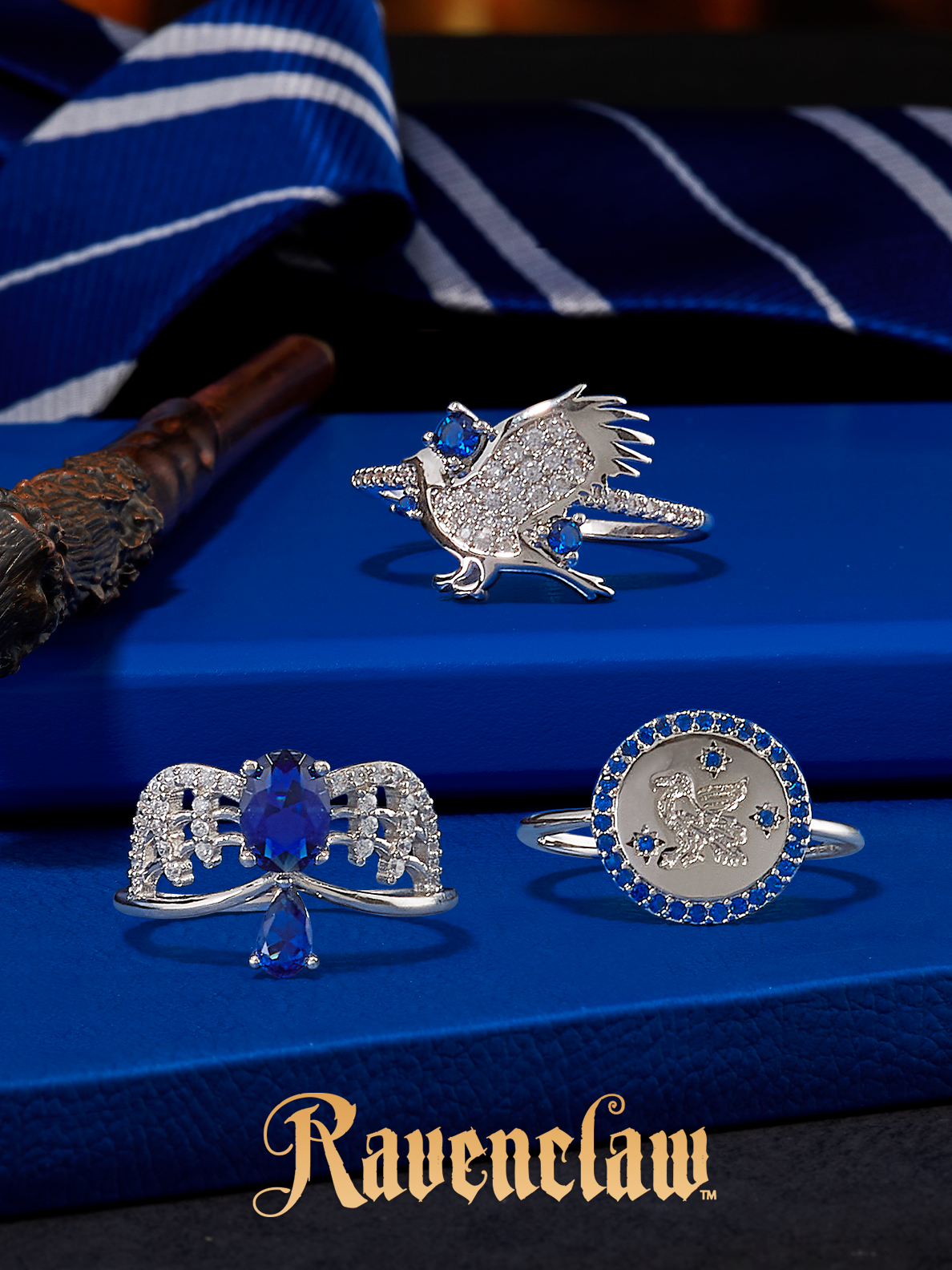 Charmed Aroma Harry Potter Ravenclaw House Pride Ring Collection