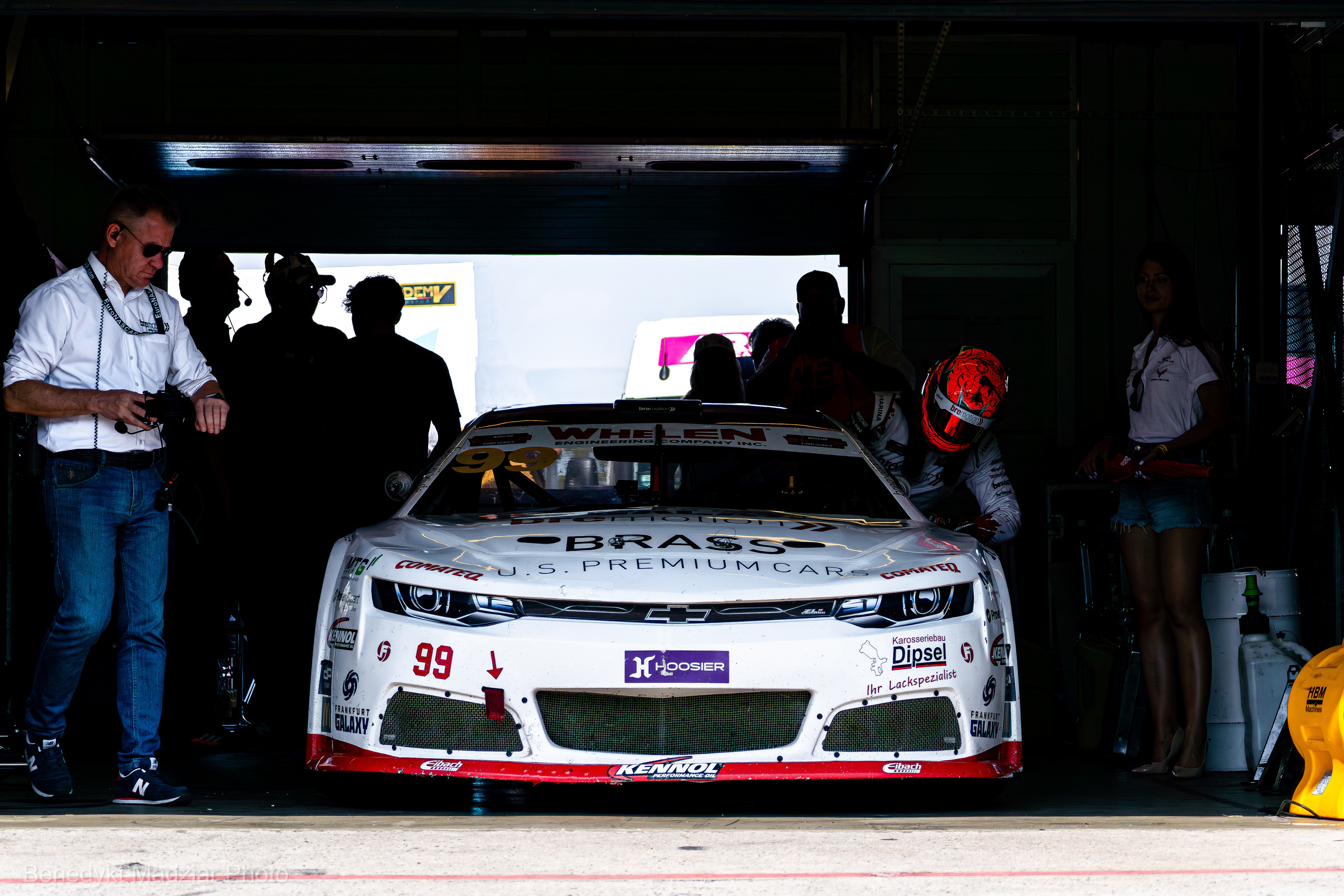 Chevrolet Camaro / paddock | 2024 NASCAR Euro Series, Autodrom Most, Czechy | 2024