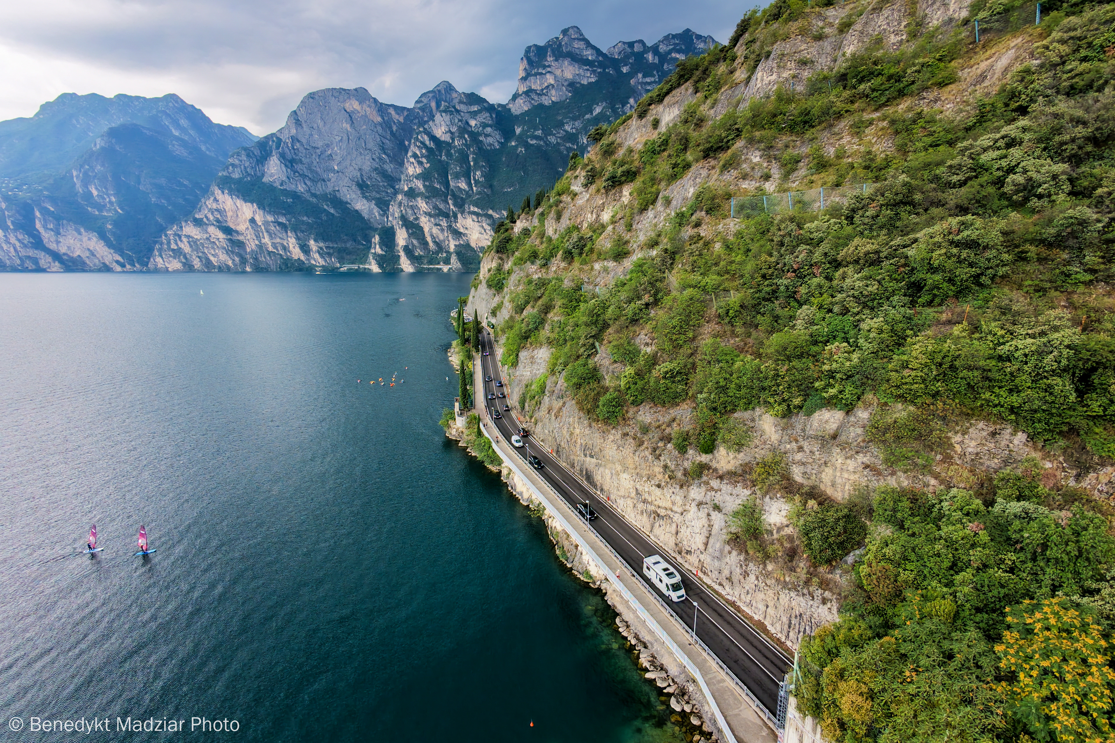 droga SS240 (Riva del Garda - Torbole), Włochy | 2026 | fot. dron