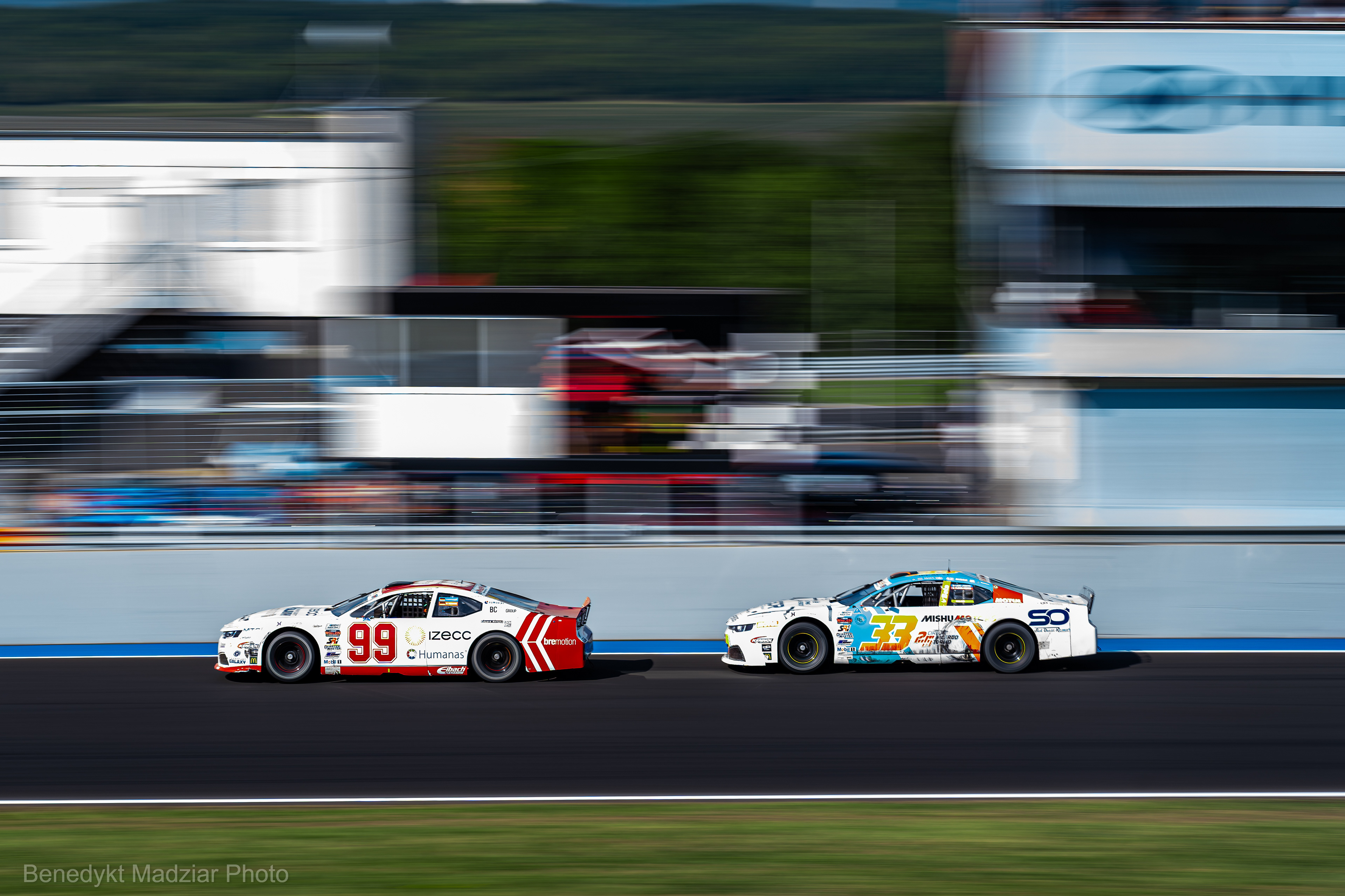 Chevrolet Camaro vs Ford Mustang | 2024 NASCAR Euro Series, Autodrom Most, Czechy | 2024