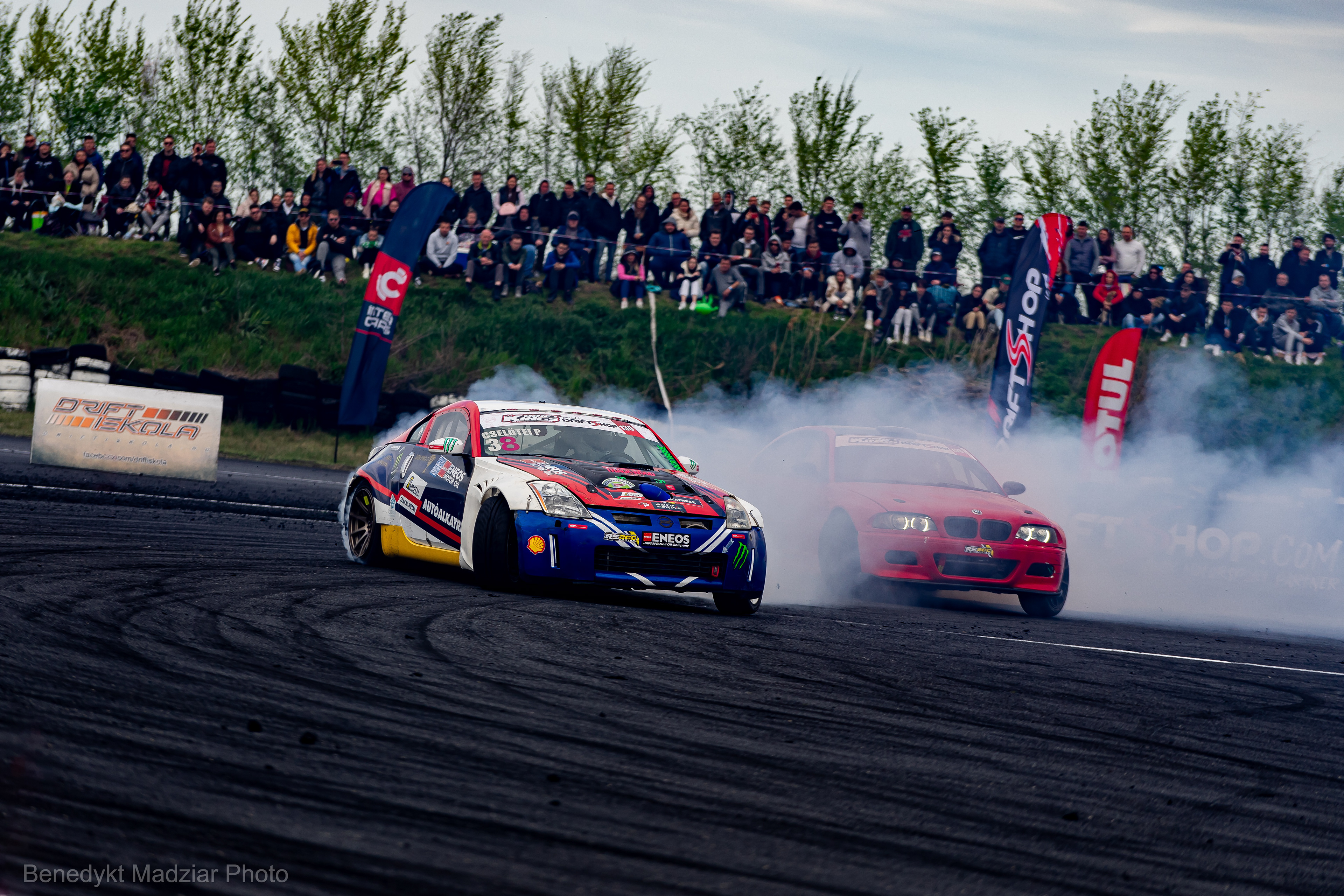 Nissan 350Z vs BMW E46 | Drift Kings Europe, Tokol Drift, Węgry | 2023