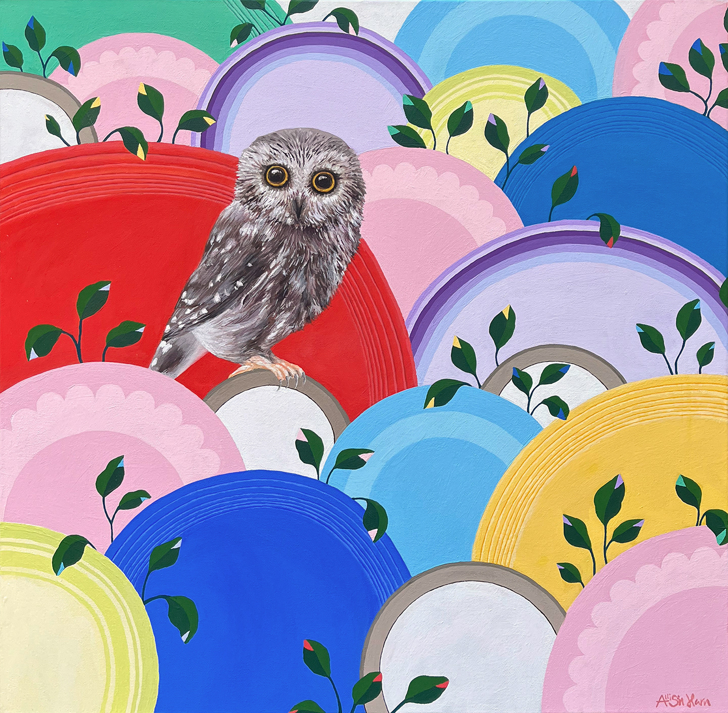 Fauna Fiesta: 24"x24"