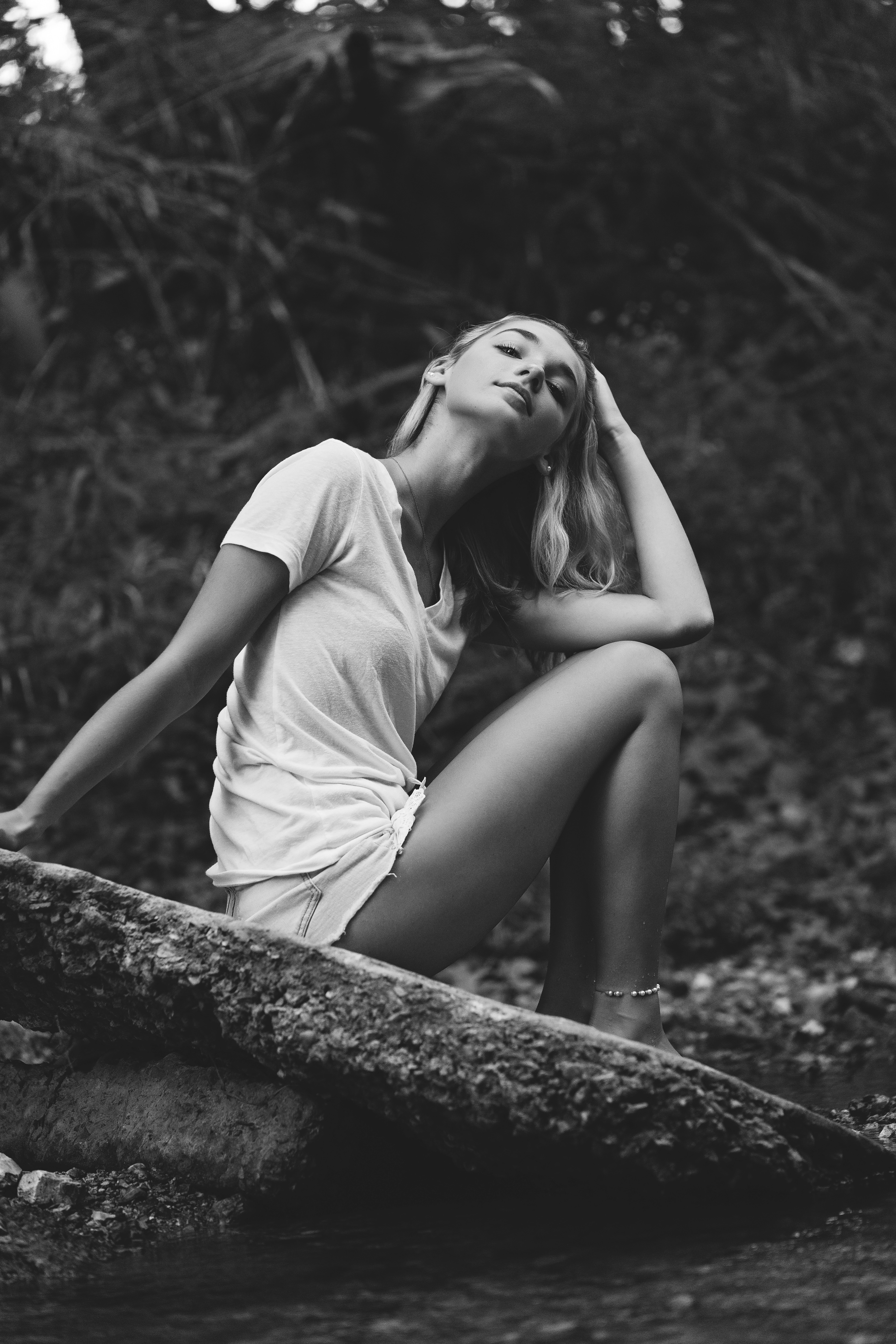 Natural Light Senior creek session, St. Louis, MO