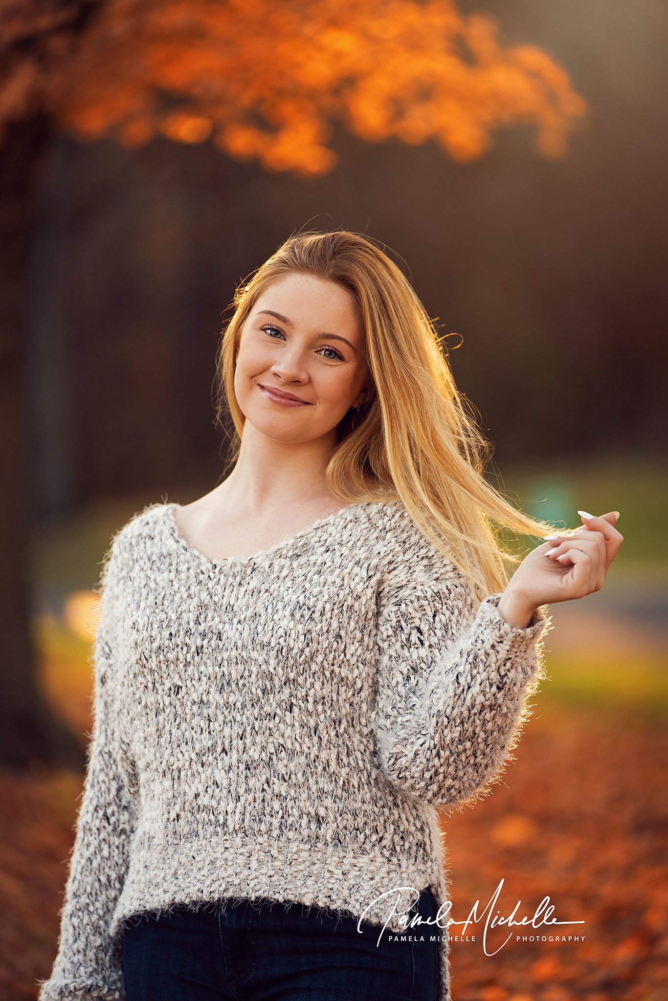 Senior natural light fall session, St. Louis, MO