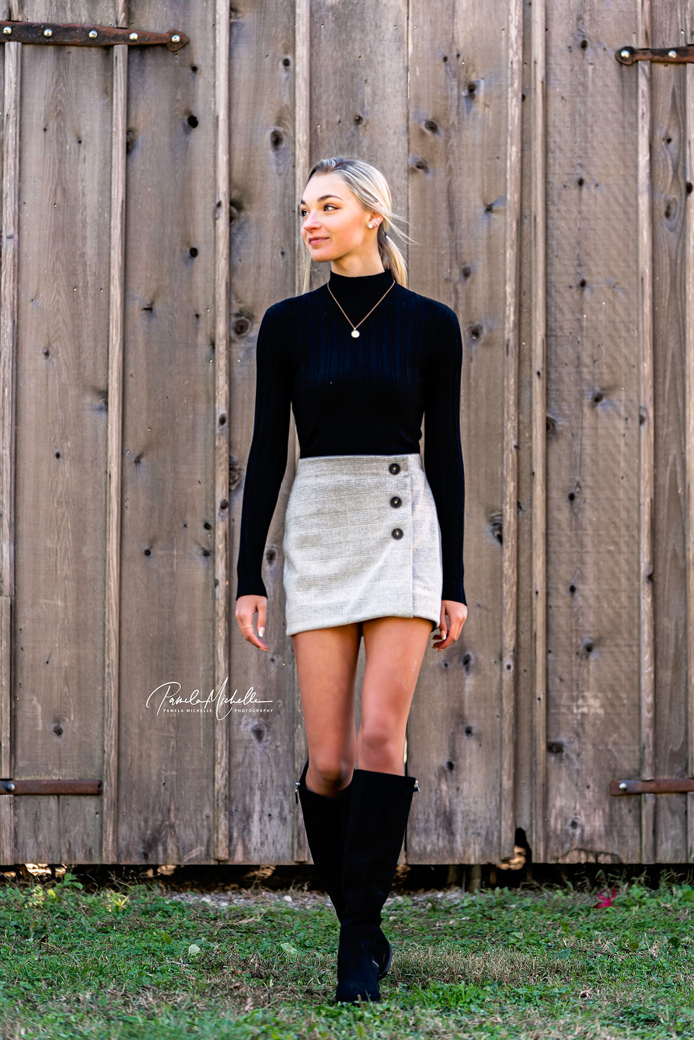Natural light fall senior session, St. Louis, MO